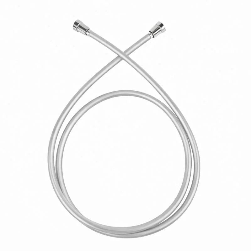 Self-Draining Shower Hose - Silver