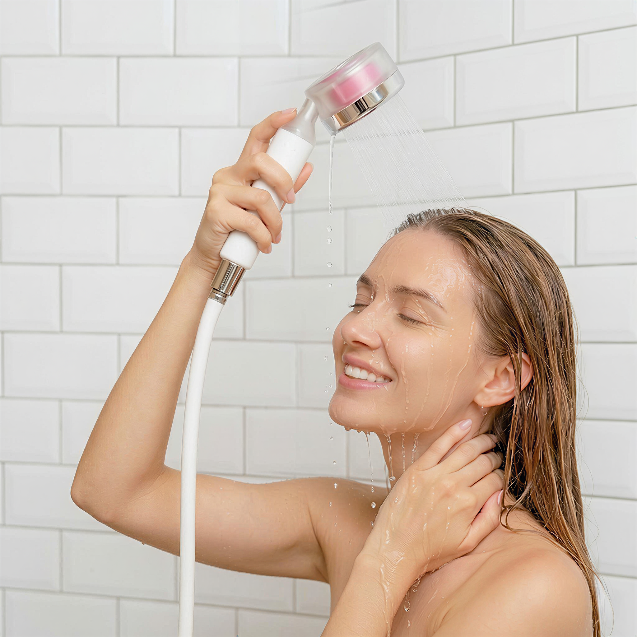 Vitamin C Shower Head – Peach