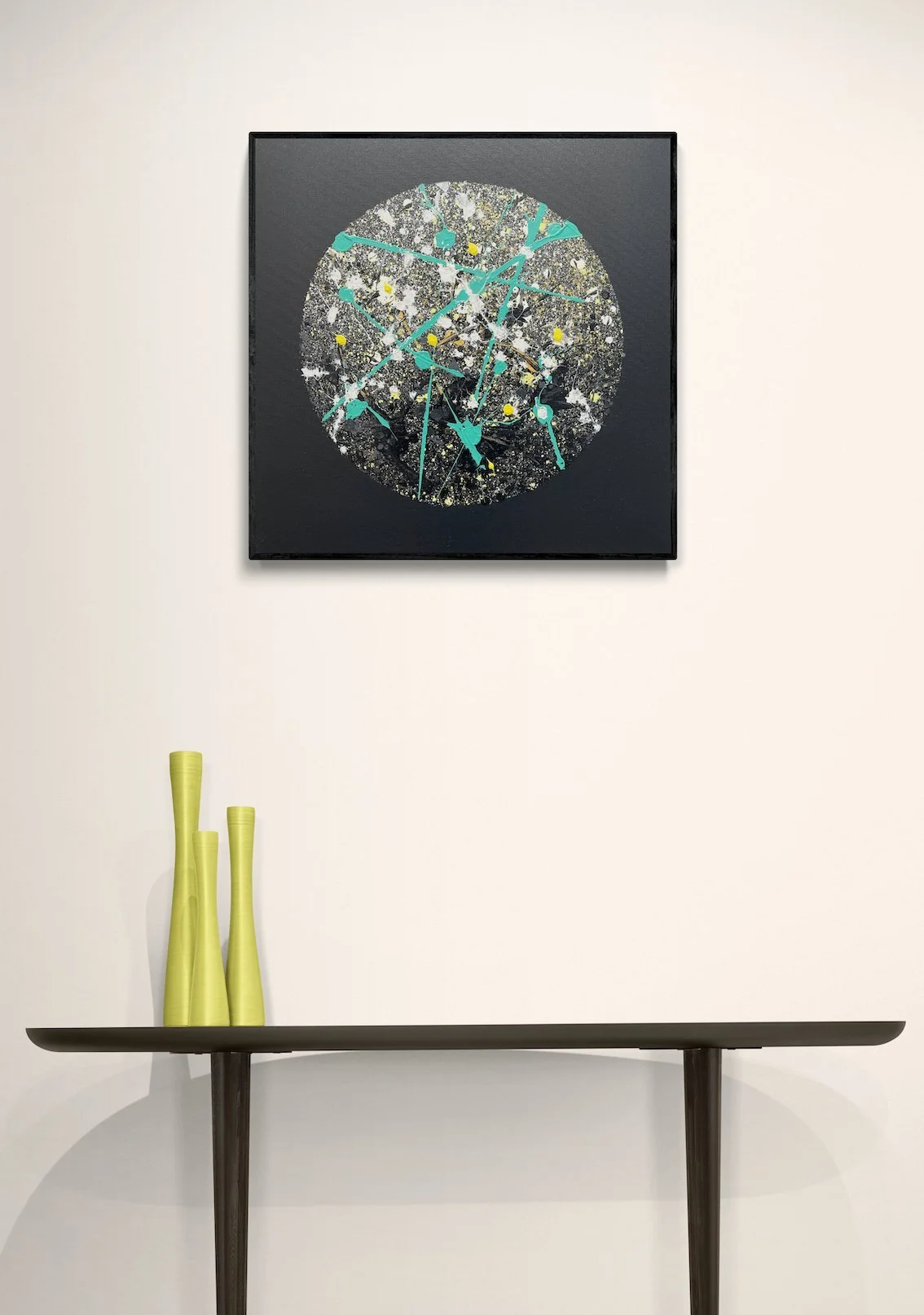 Danny Jacobson Series O1 original abstract painting for sale Melbourne 61cm x 61cm