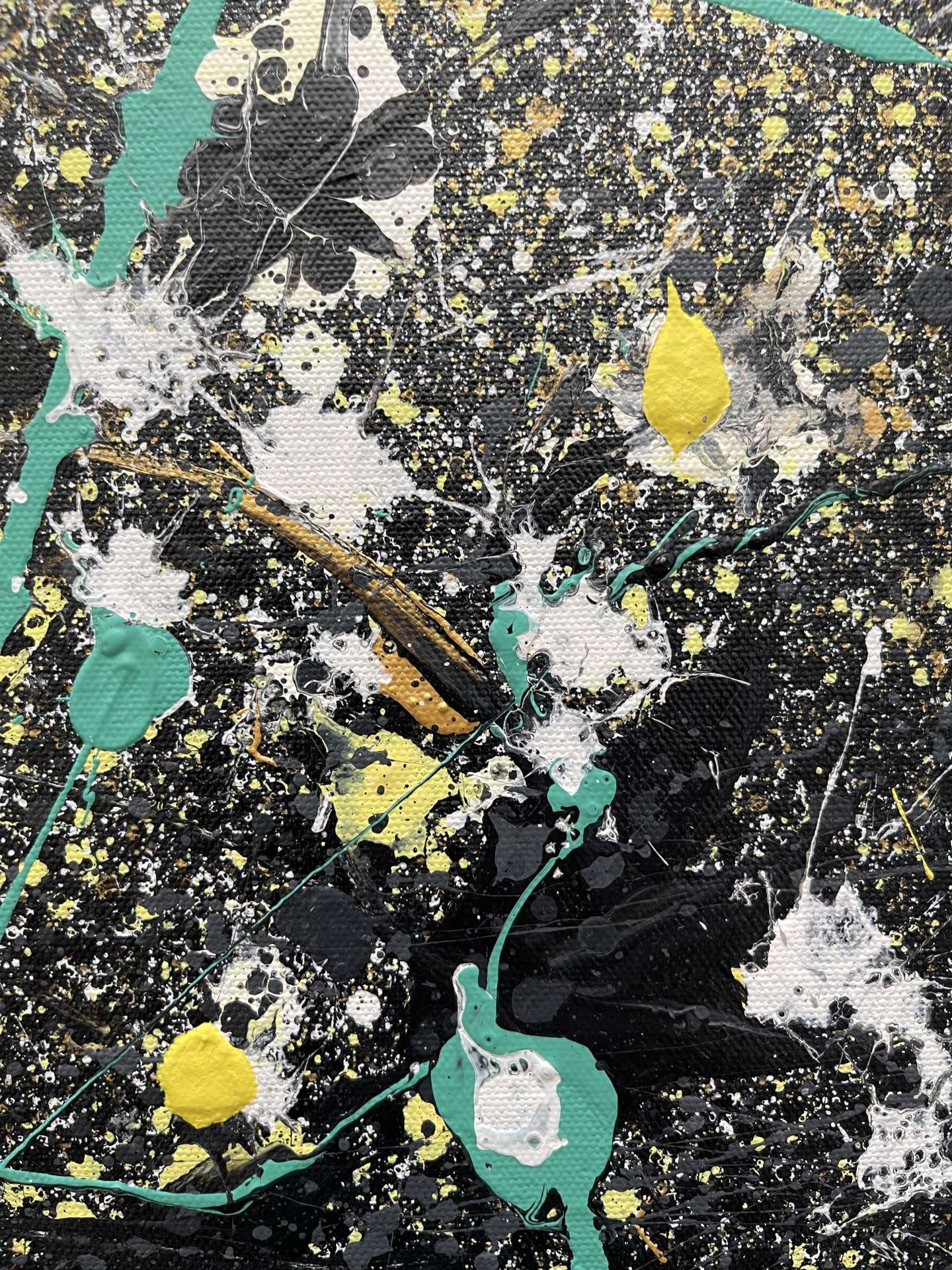 Danny Jacobson Series O1 original abstract painting for sale Melbourne 61cm x 61cm