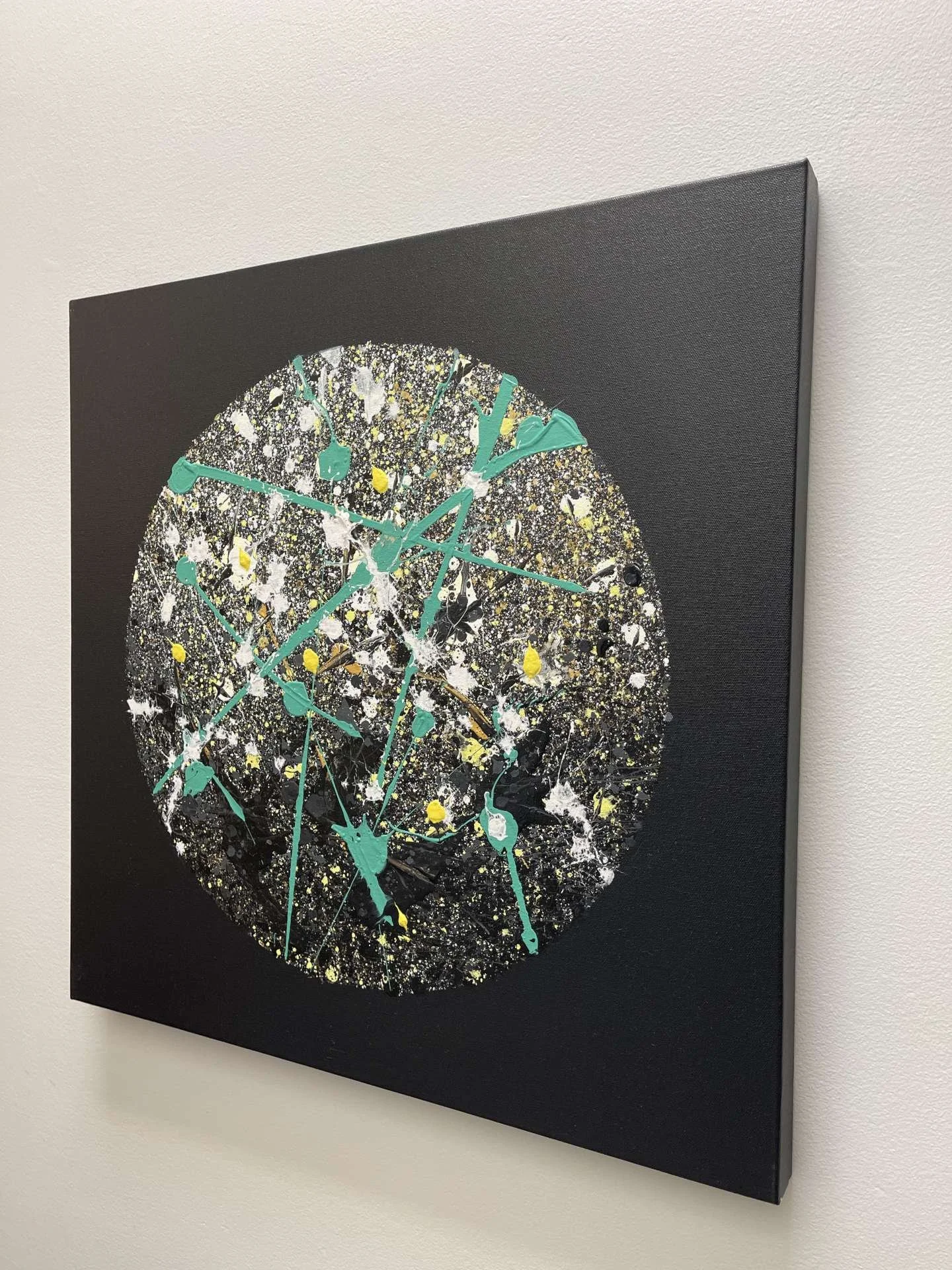 Danny Jacobson Series O1 original abstract painting for sale Melbourne 61cm x 61cm