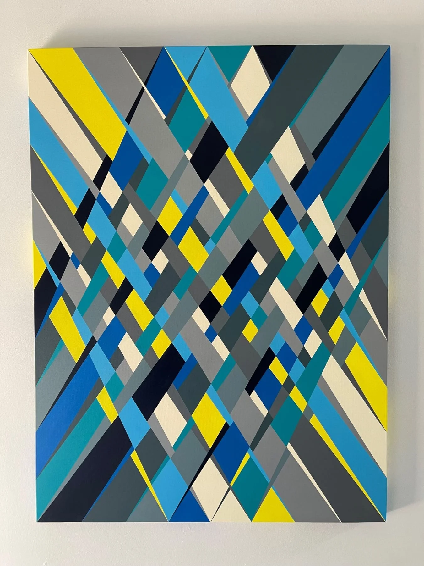 Danny Jacobson Series 6 #13 original abstract painting for sale Melbourne 92cm x 122cm