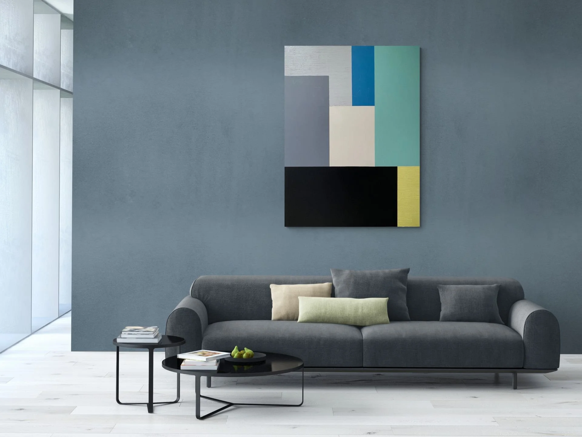 Danny Jacobson Series 4 #3 original abstract painting for sale Melbourne 92cm x 122cm