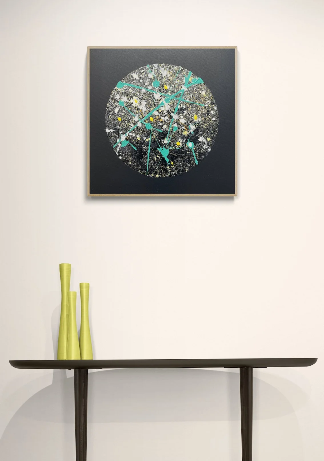 Danny Jacobson Series O1 original abstract painting for sale Melbourne 61cm x 61cm