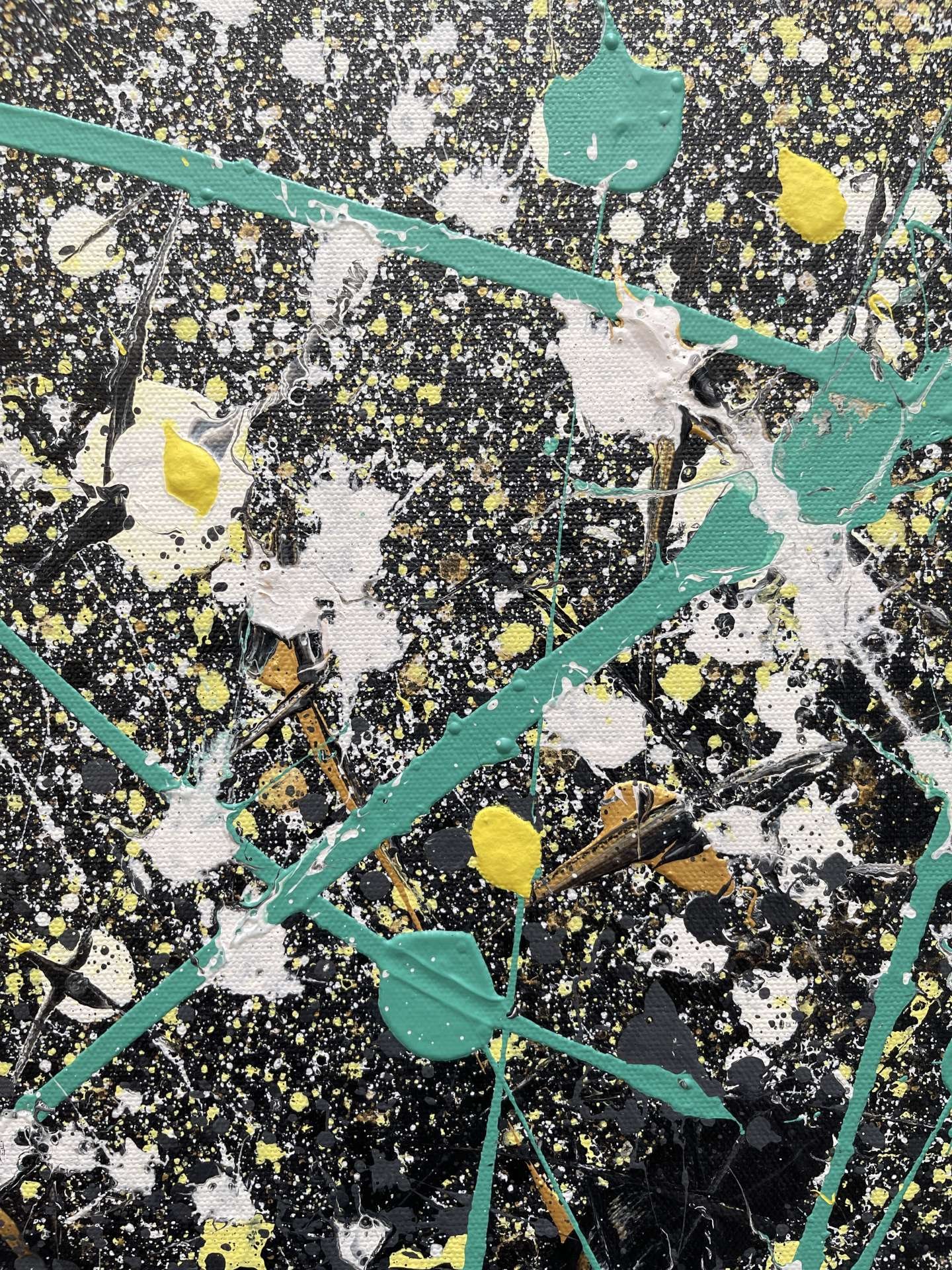 Danny Jacobson Series O1 original abstract painting for sale Melbourne 61cm x 61cm