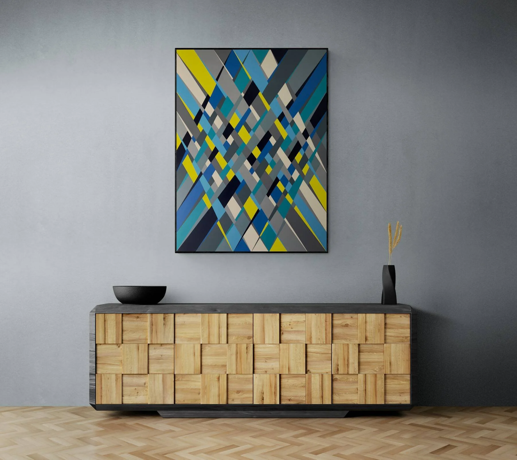 Danny Jacobson Series 6 #13 original abstract painting for sale Melbourne 92cm x 122cm