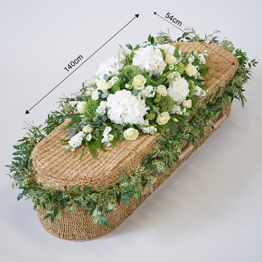 Large White Casket Spray with Garland1.png