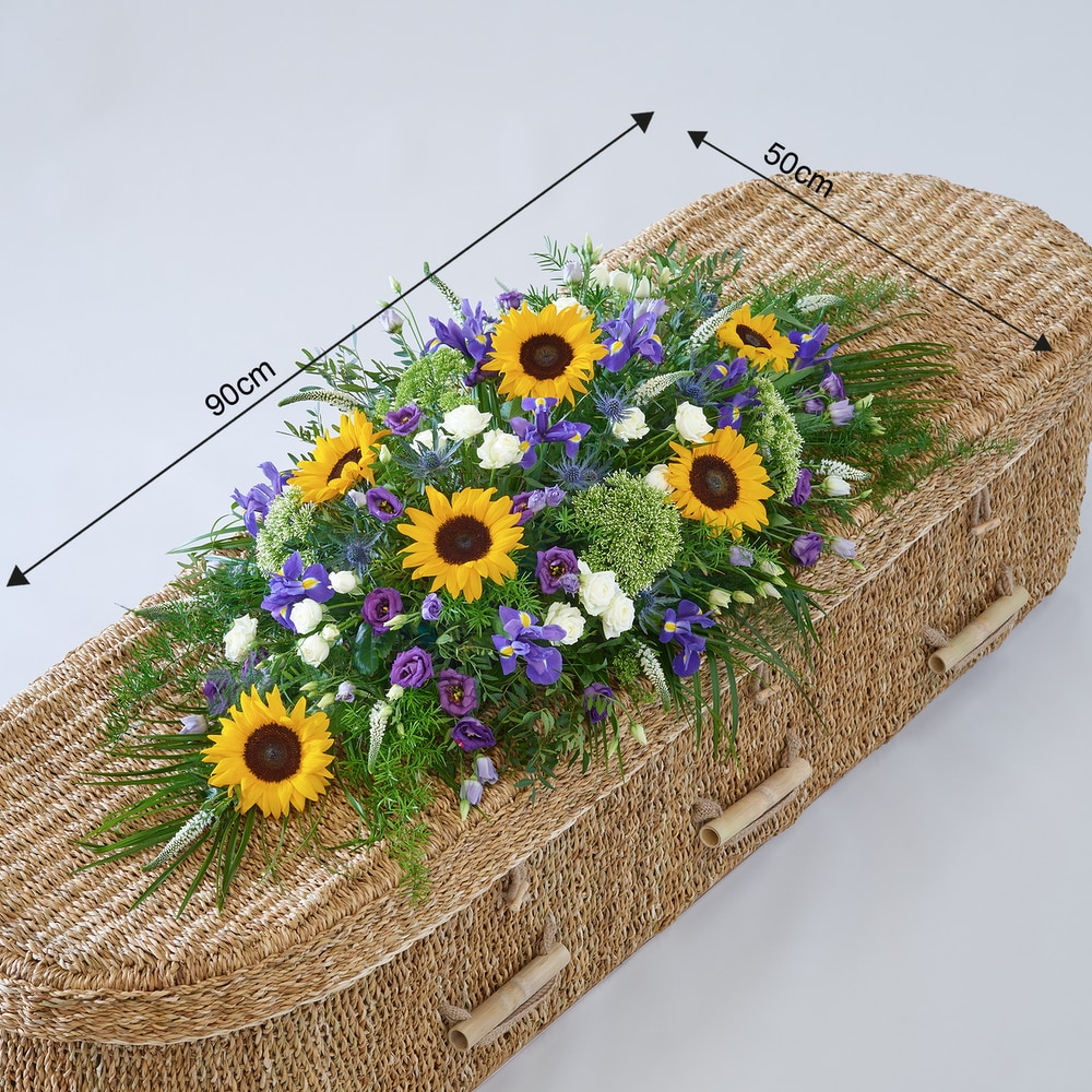 Sunflower Mix Casket Spray1.png
