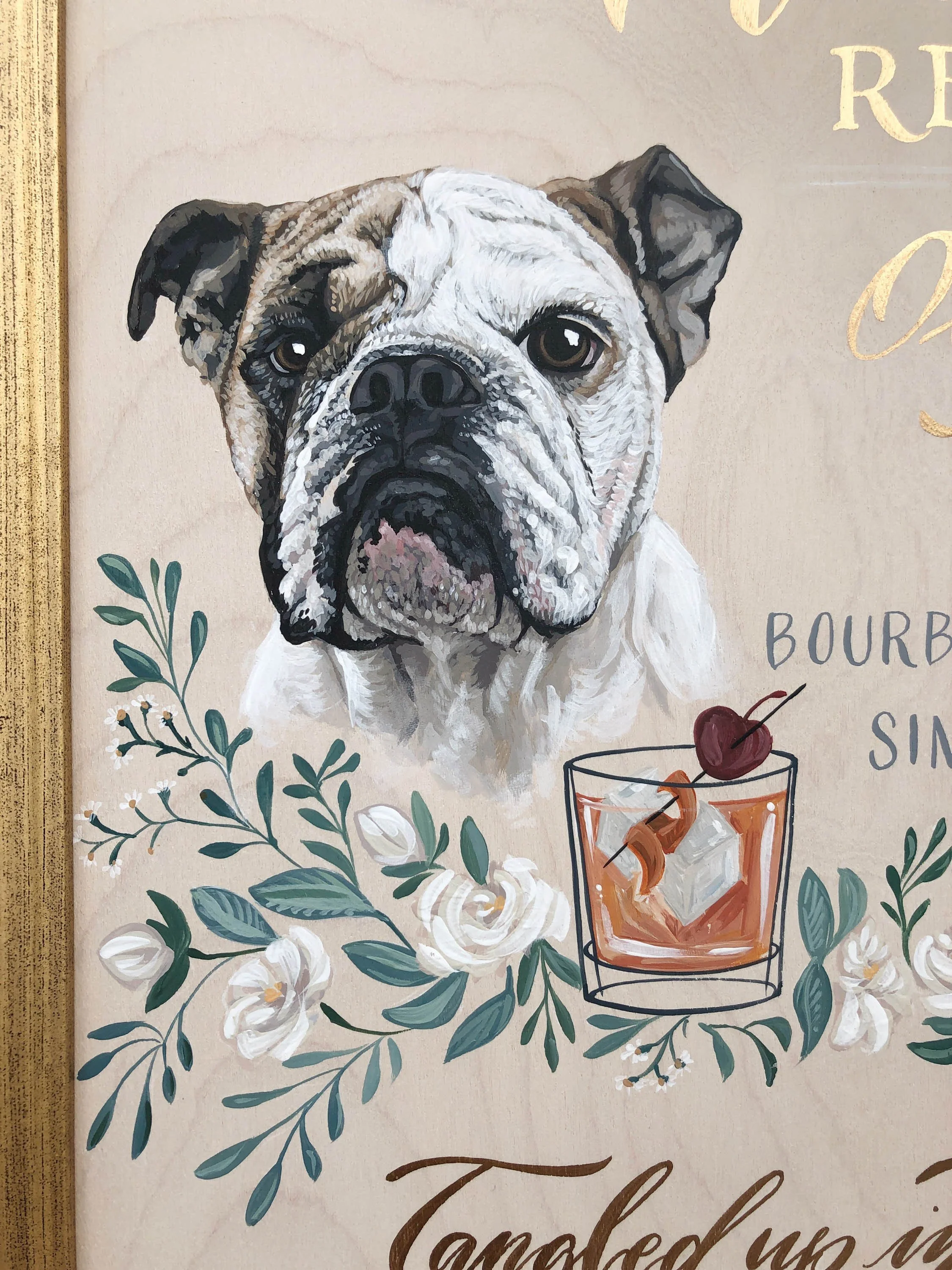 Pet Portraits: Hand Painted on Wood