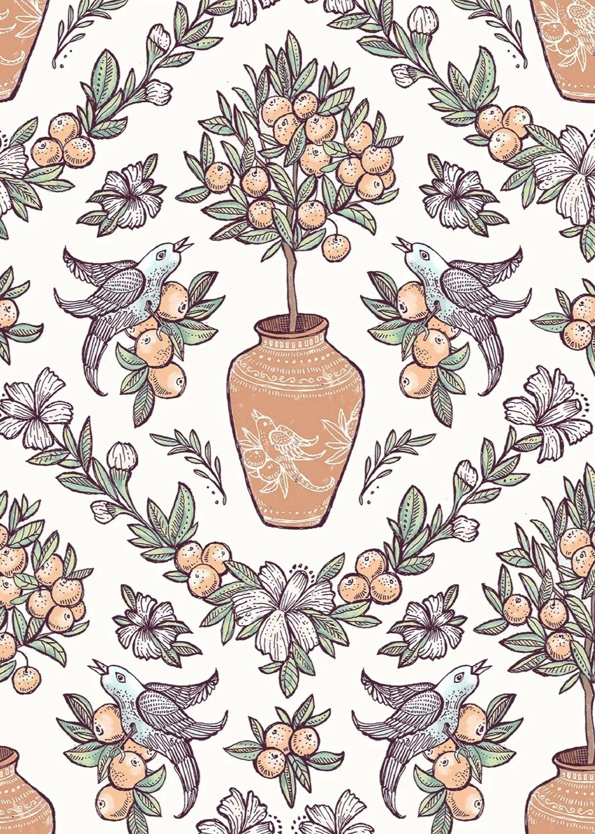 Med_oranges_flowers_and_birds_damaskv2.jpg