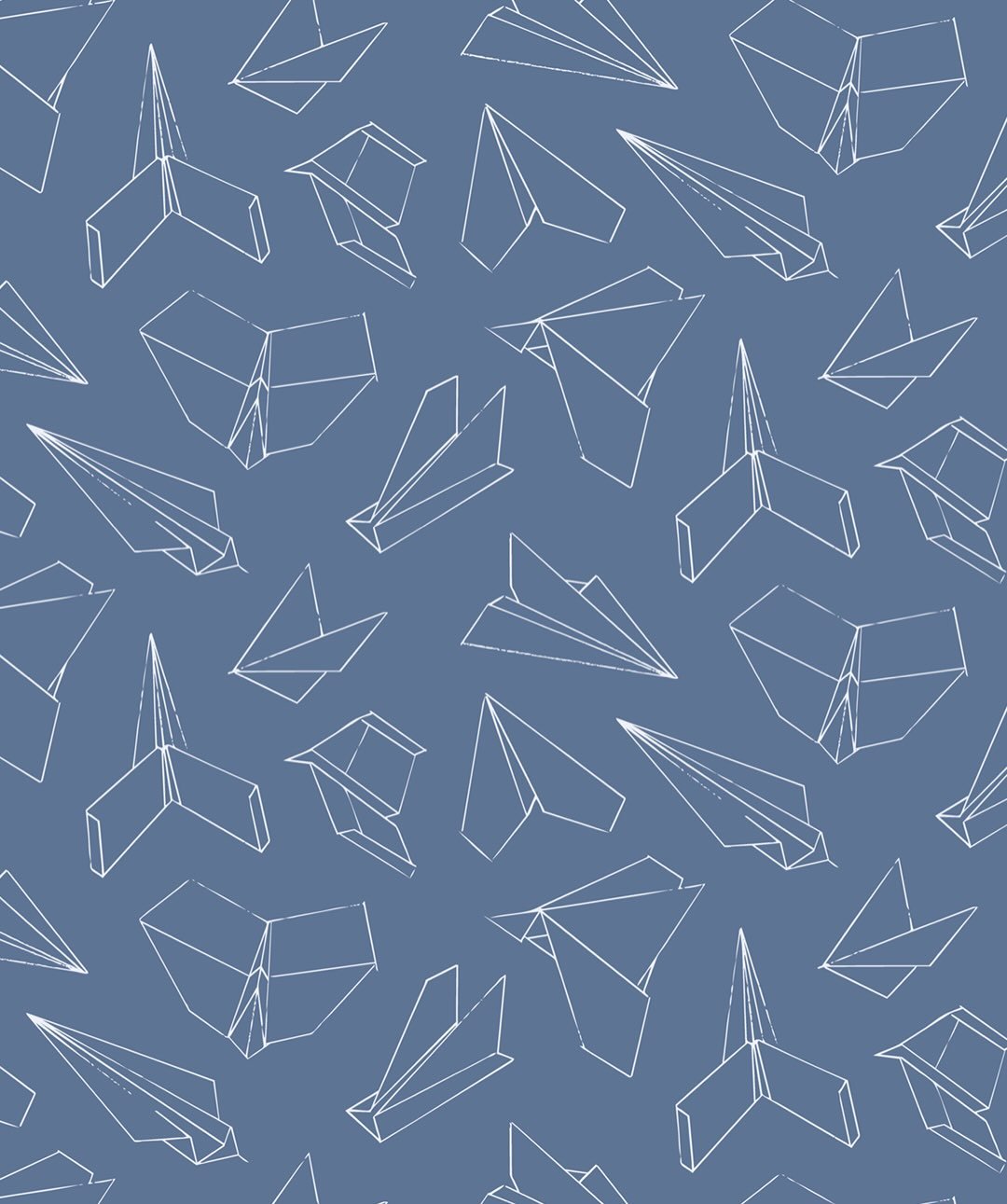 A classic blue boys&rsquo; room moment for the Memorial Day weekend. 

This hand-drawn paper airplane pattern is now available on Spoonflower for wallpaper, fabric, and home decor.

#wallpaperdesign #boysroomdecor #surfacepatterndesign #boysroominspo