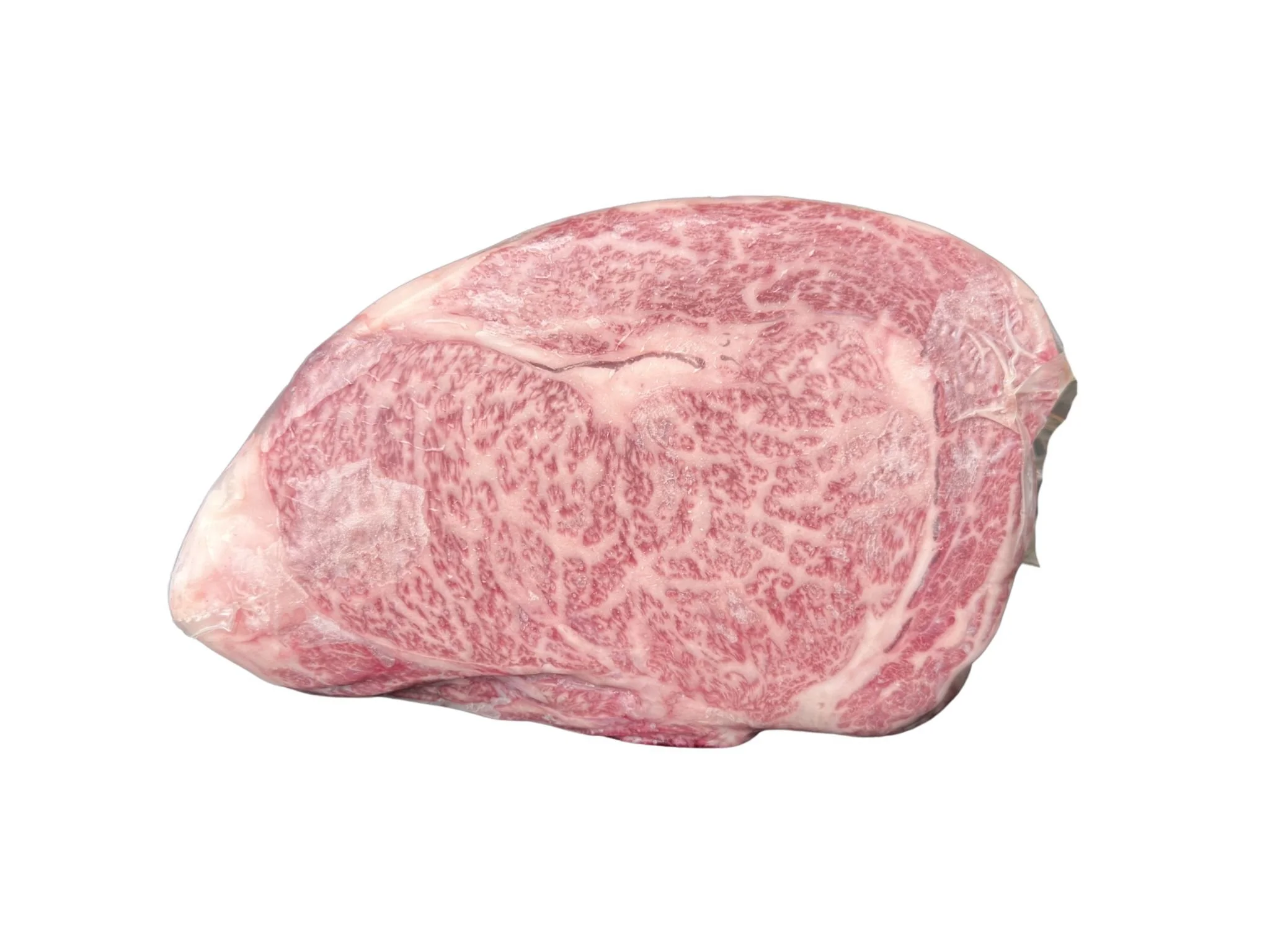 3-5kg Whole Block of Halal Japanese Wagyu A5 Ribeye showing superior marbling.