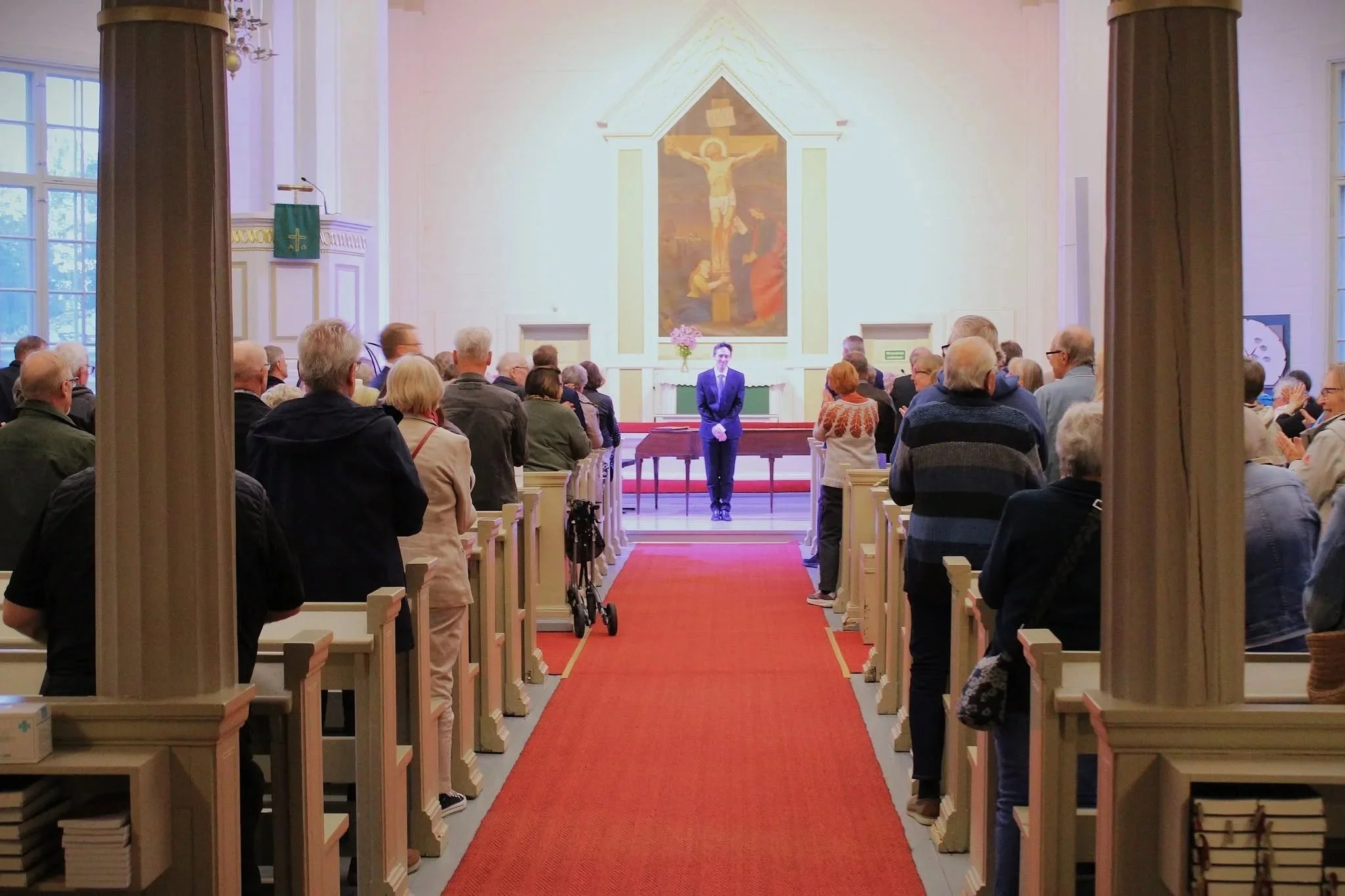 Vincent Dubois performed at the Juuka Music Festival