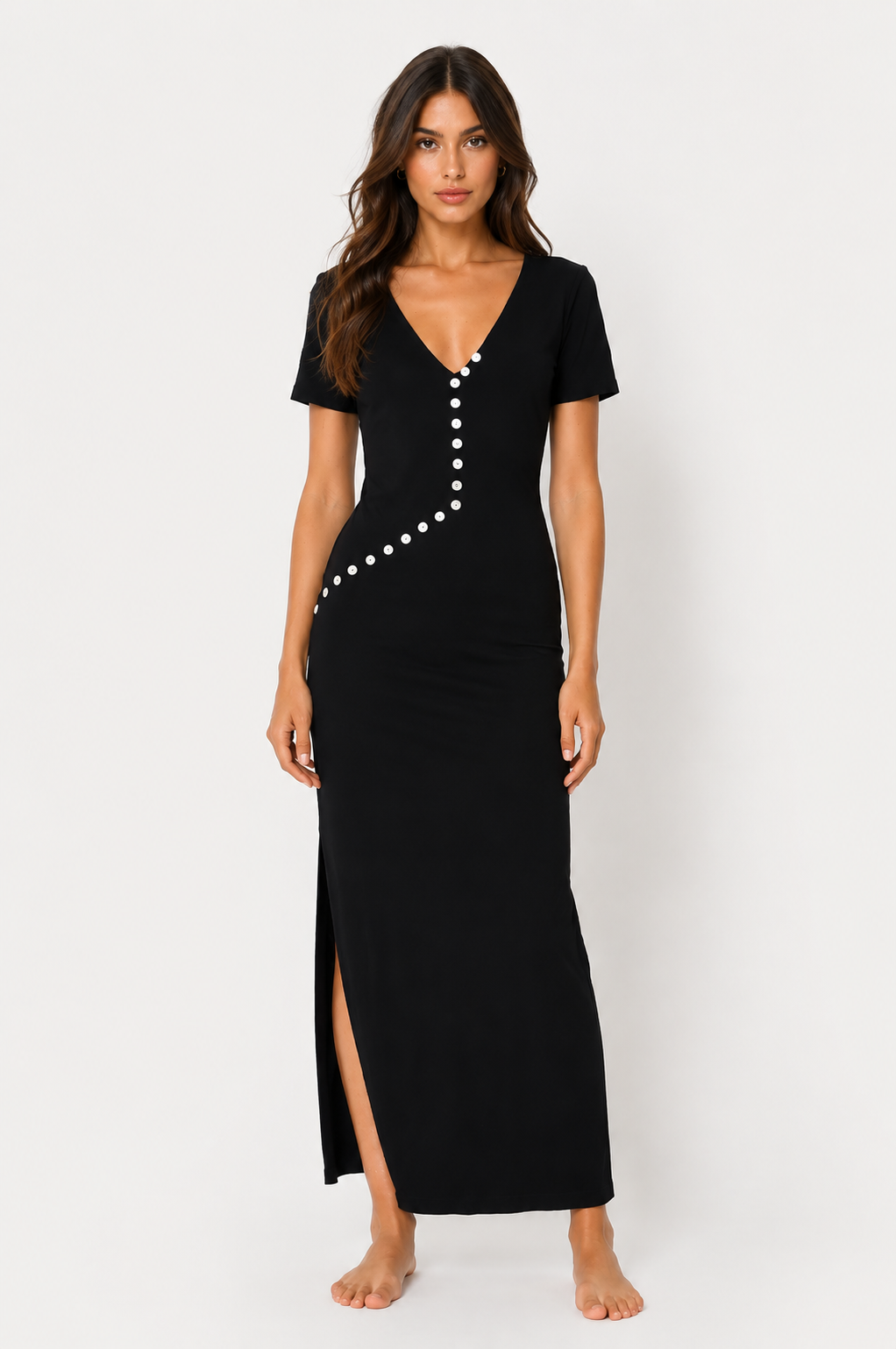 Like a second skin black dress