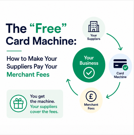The "Free" Card Machine:  How to Make Your Suppliers Pay Your Merchant Fees