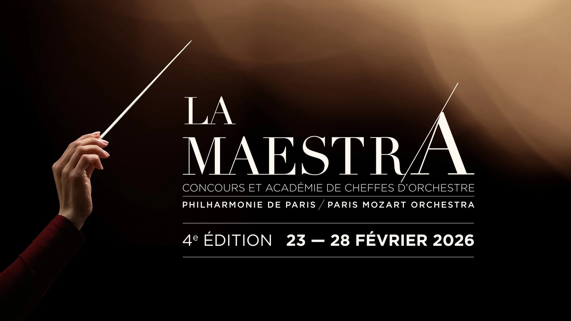 Paris – LA MAESTRA Concours International de Cheffes d’Orchestre, Philharmonie de Paris