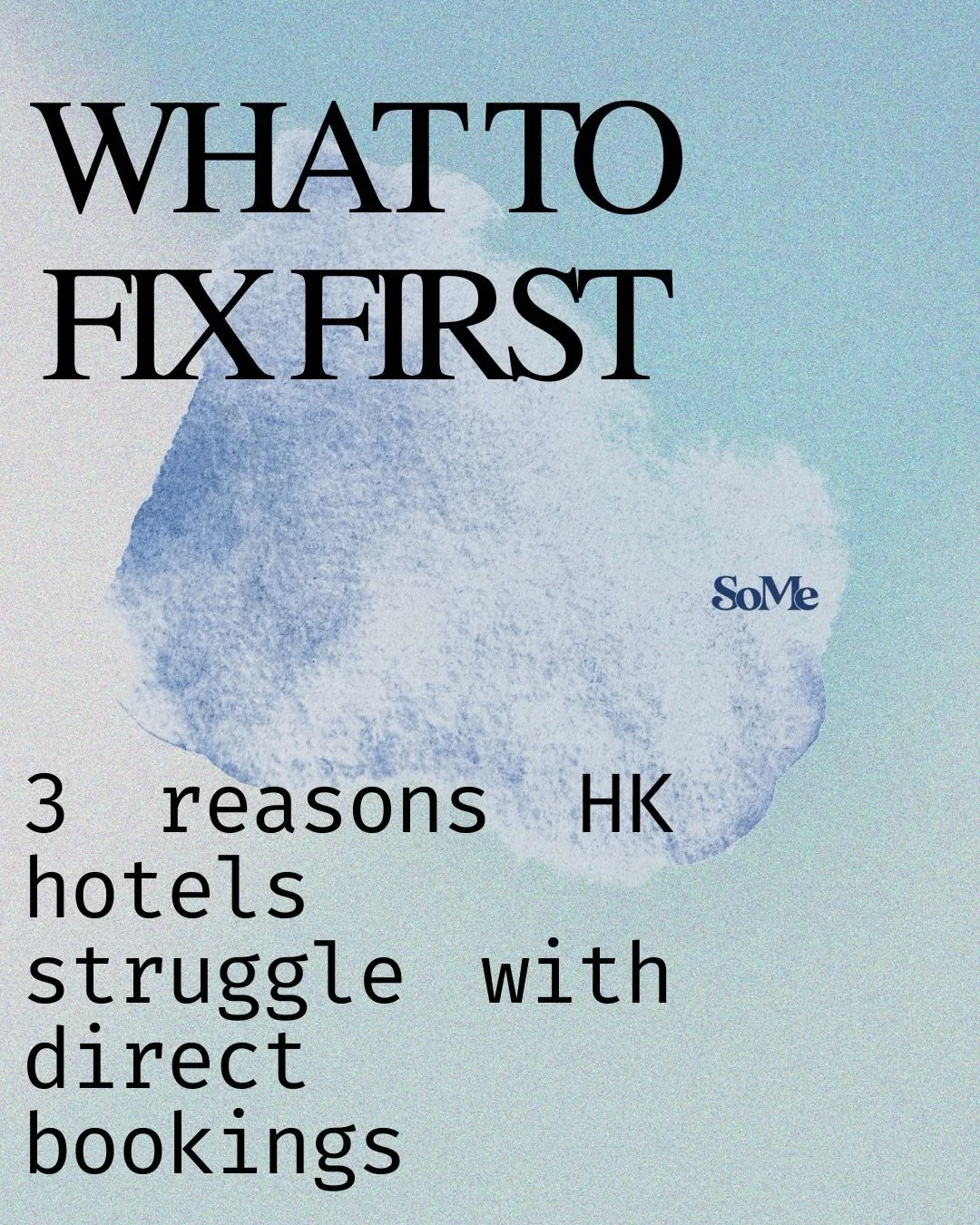 3 reasons HK hotels struggle with direct bookings

A lot of hotels in Hong Kong are spending time and budget on marketing, but still relying too heavily on OTAs.

The problem is usually not one thing.
It is usually a mix of these three:

1. The websi