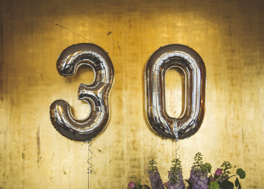 30th birthday balloon conceive naturally in your 30s