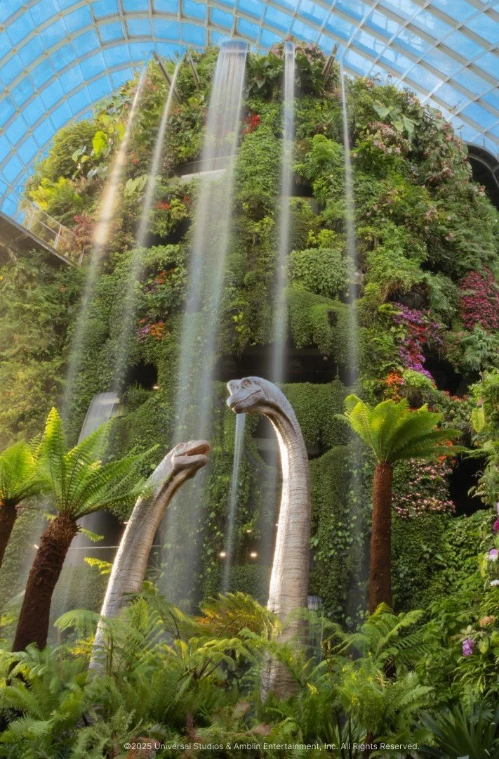 Cloud forest dome at gardens by the bay Singapore