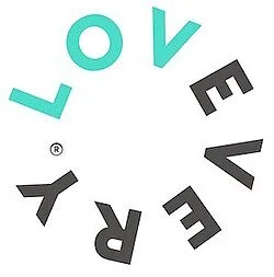 lovevery logo in Brand logos from companies The Doherty Diaries has worked with on family travel, lifestyle and UGC campaigns