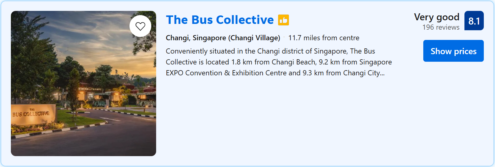 A link to book the bus collective in singapore near changi international airport