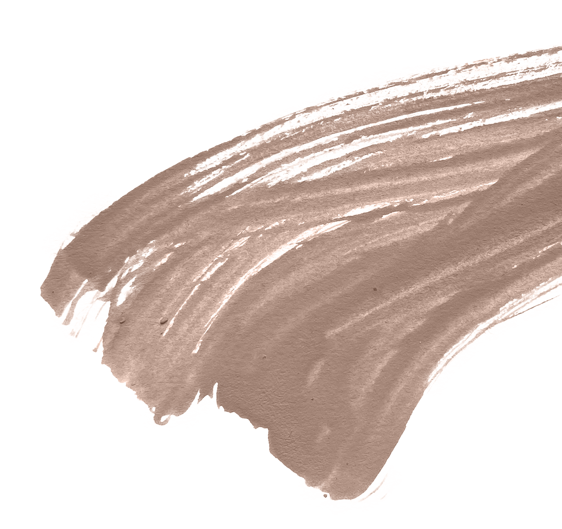 A pink paint stroke with visible brush texture and streaks.