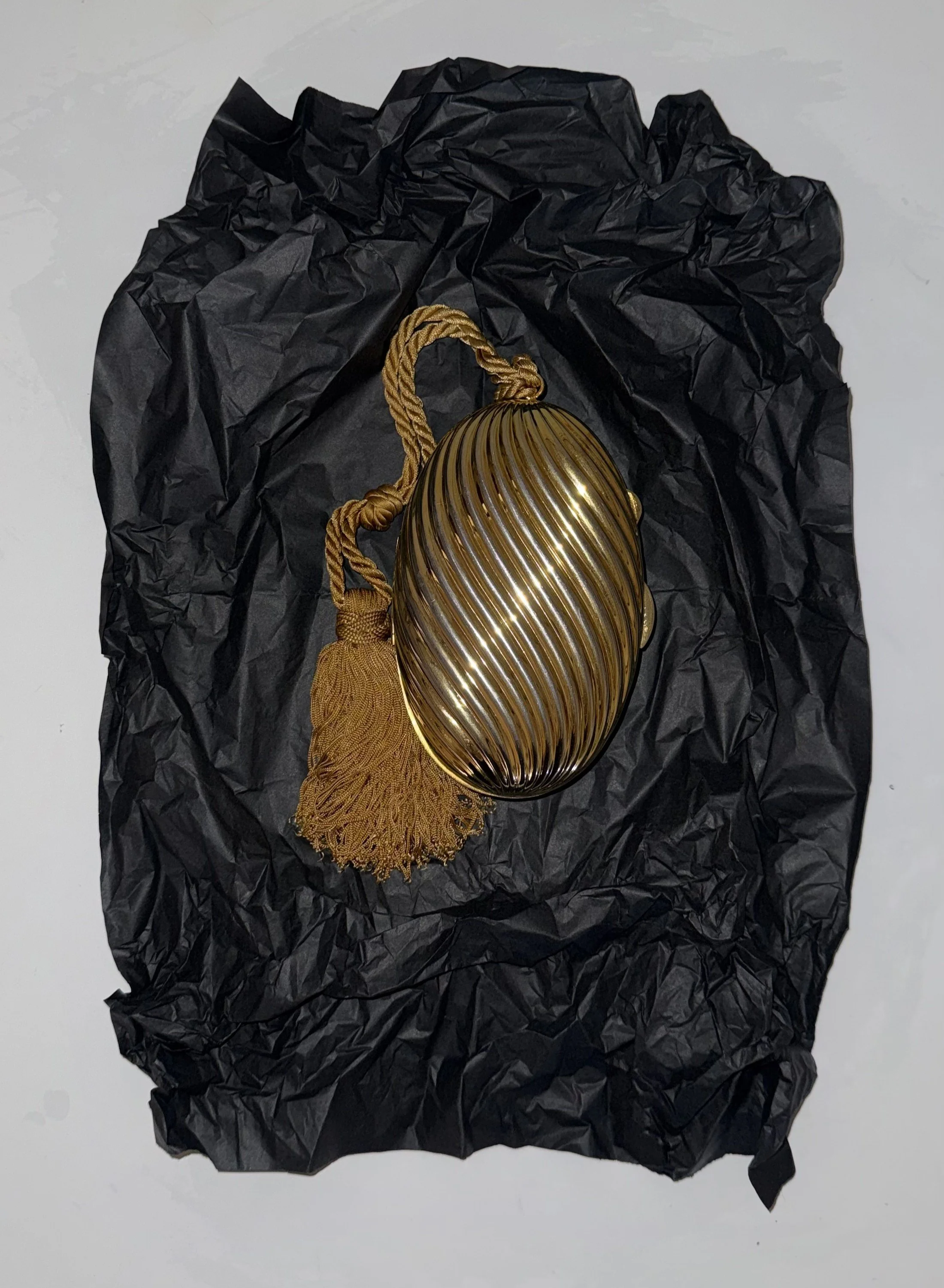 VALIGERIA NAPOLEON GOLD TASSEL CLUTCH