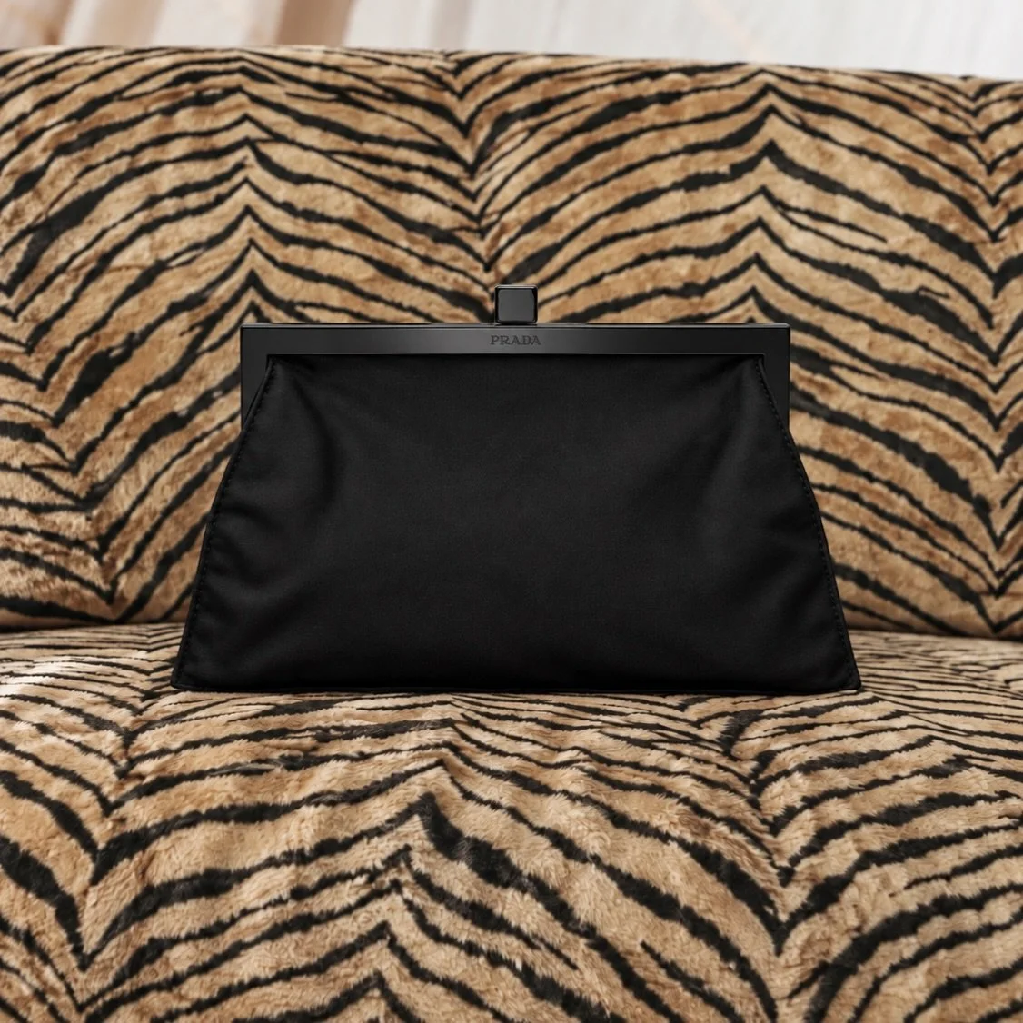 Enjoy the last few Hours of free shipping sitewide using the code CHICWEEKEND at checkout 🍸

90s Prada Frame Tessuto handbag available at www.thechicaunt.com