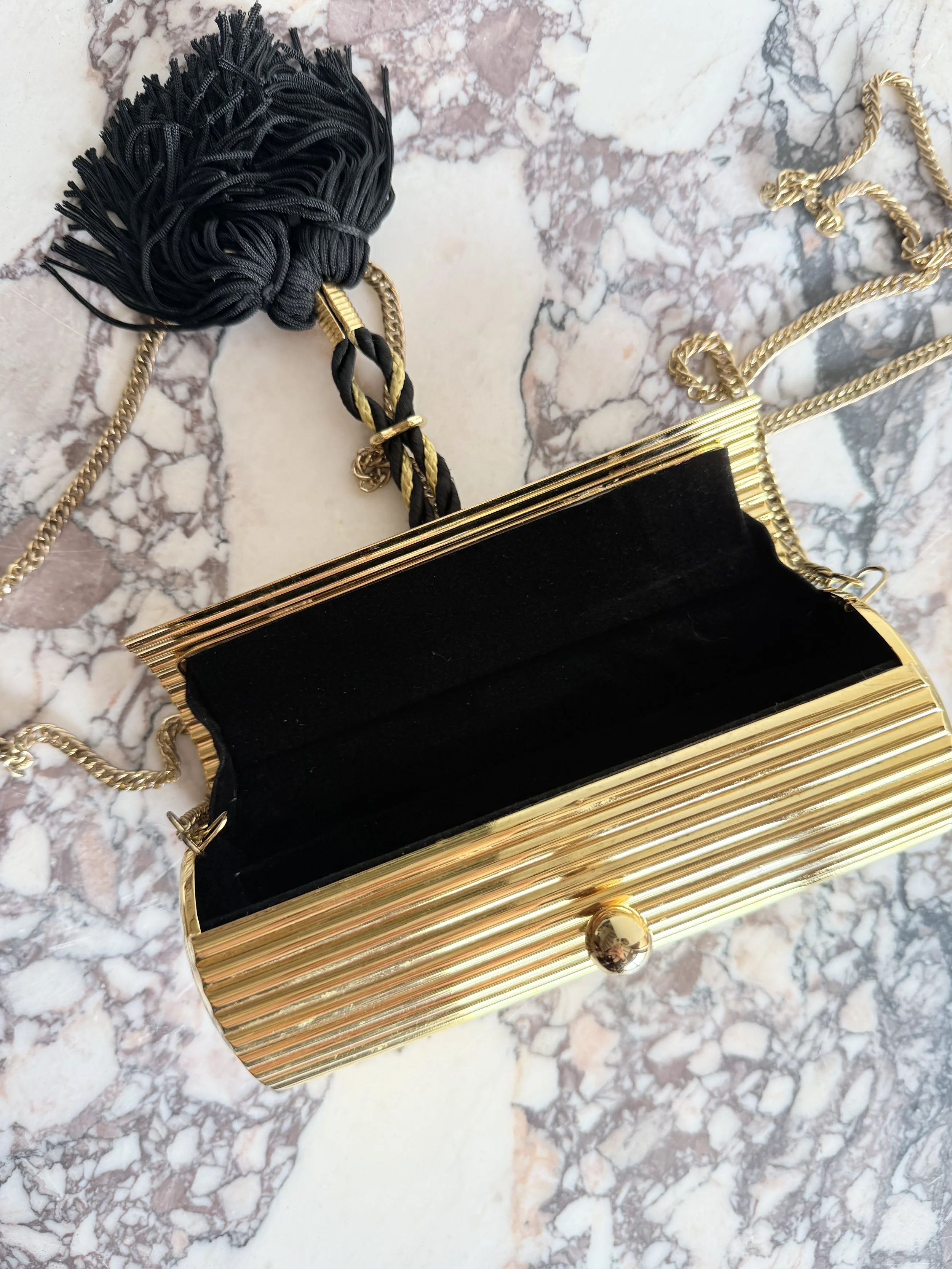 Gold Metal Tassel Minaudière 6.jpeg