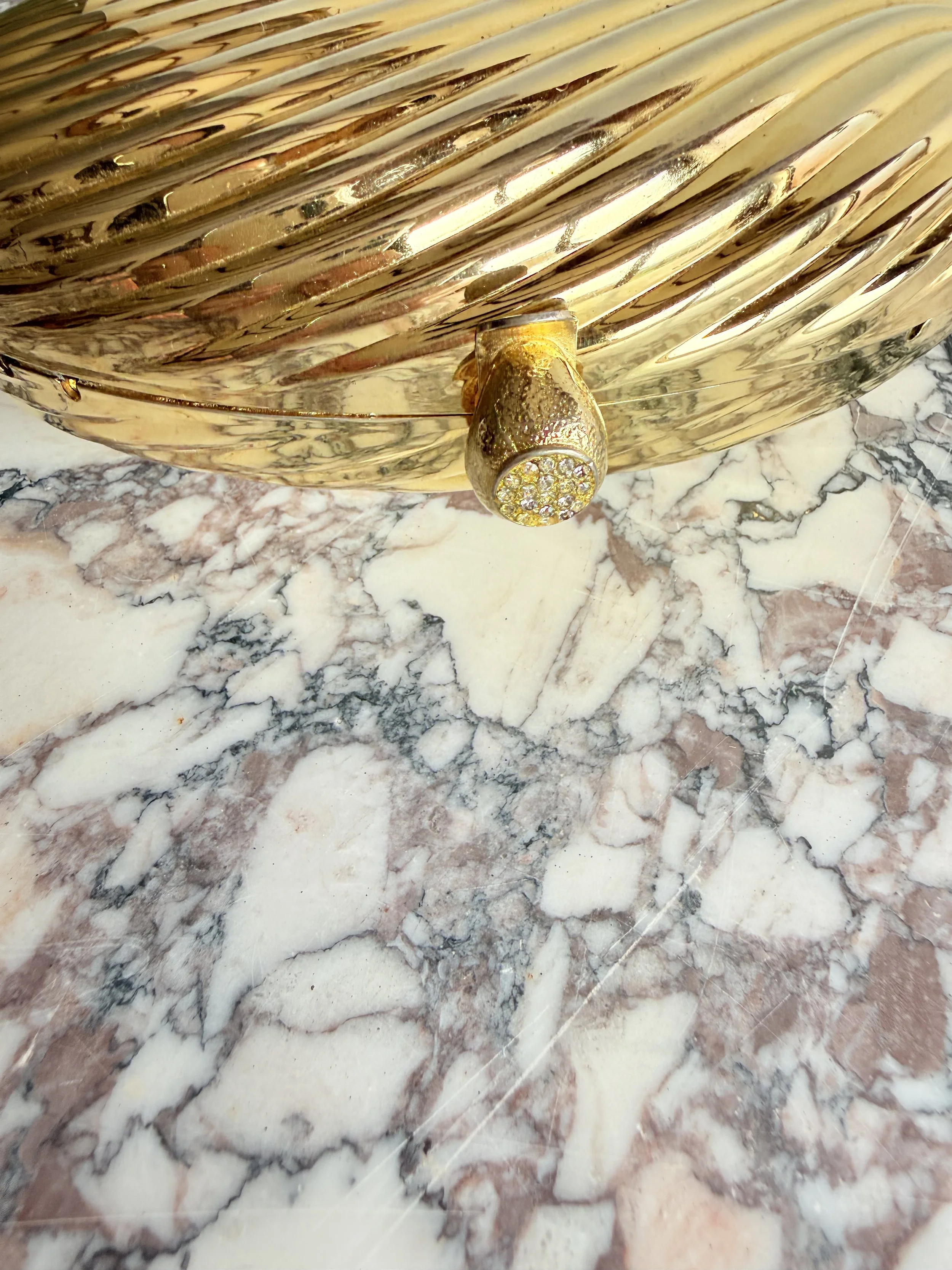 80s Gold Metal clutch with strass 3.jpeg