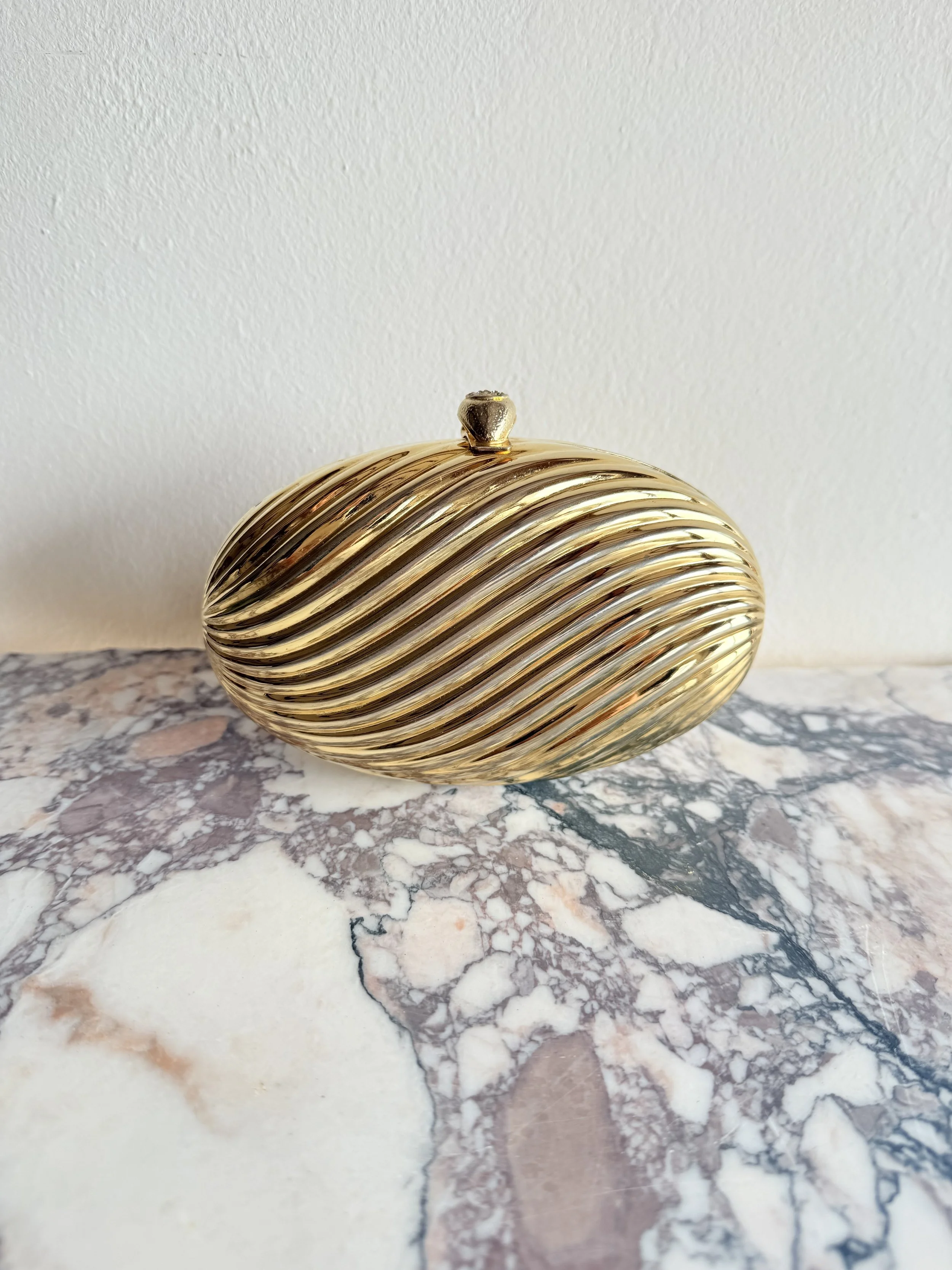 80s Gold Metal clutch with strass 2.jpeg