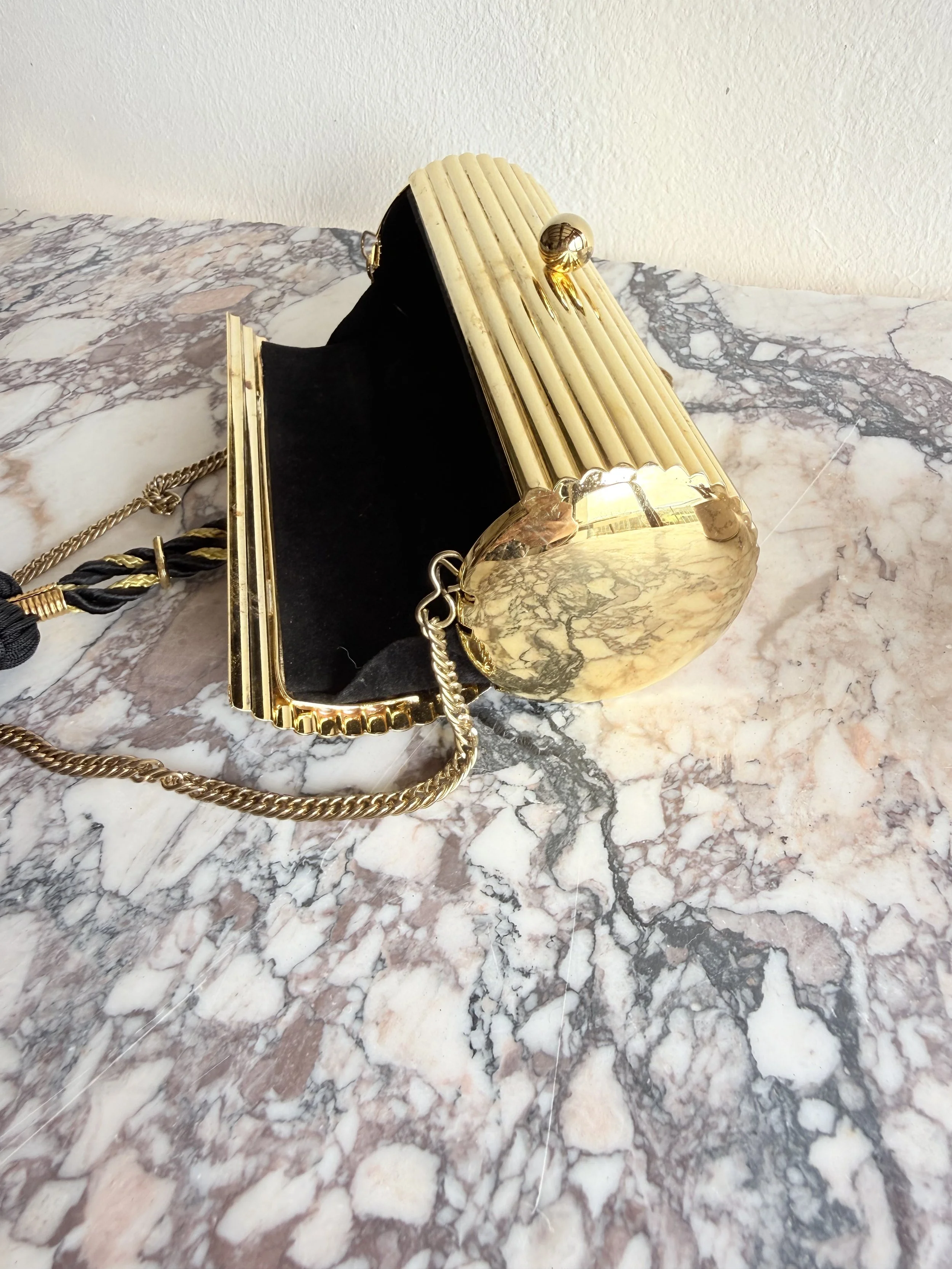 Gold Metal Tassel Minaudière 7.jpeg