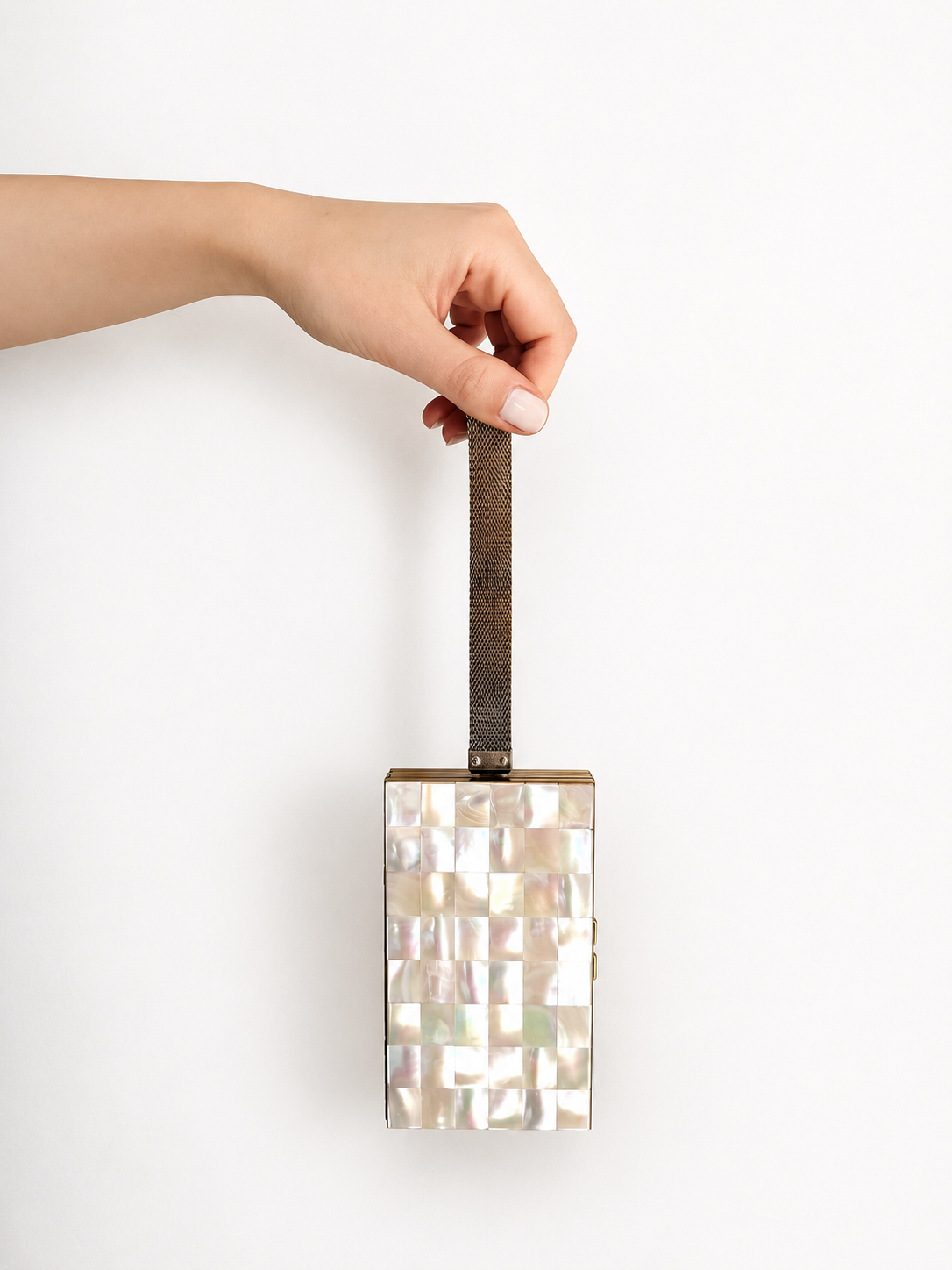 Vintage Mother of Pearl Minaudière | Rare Dancing purse
