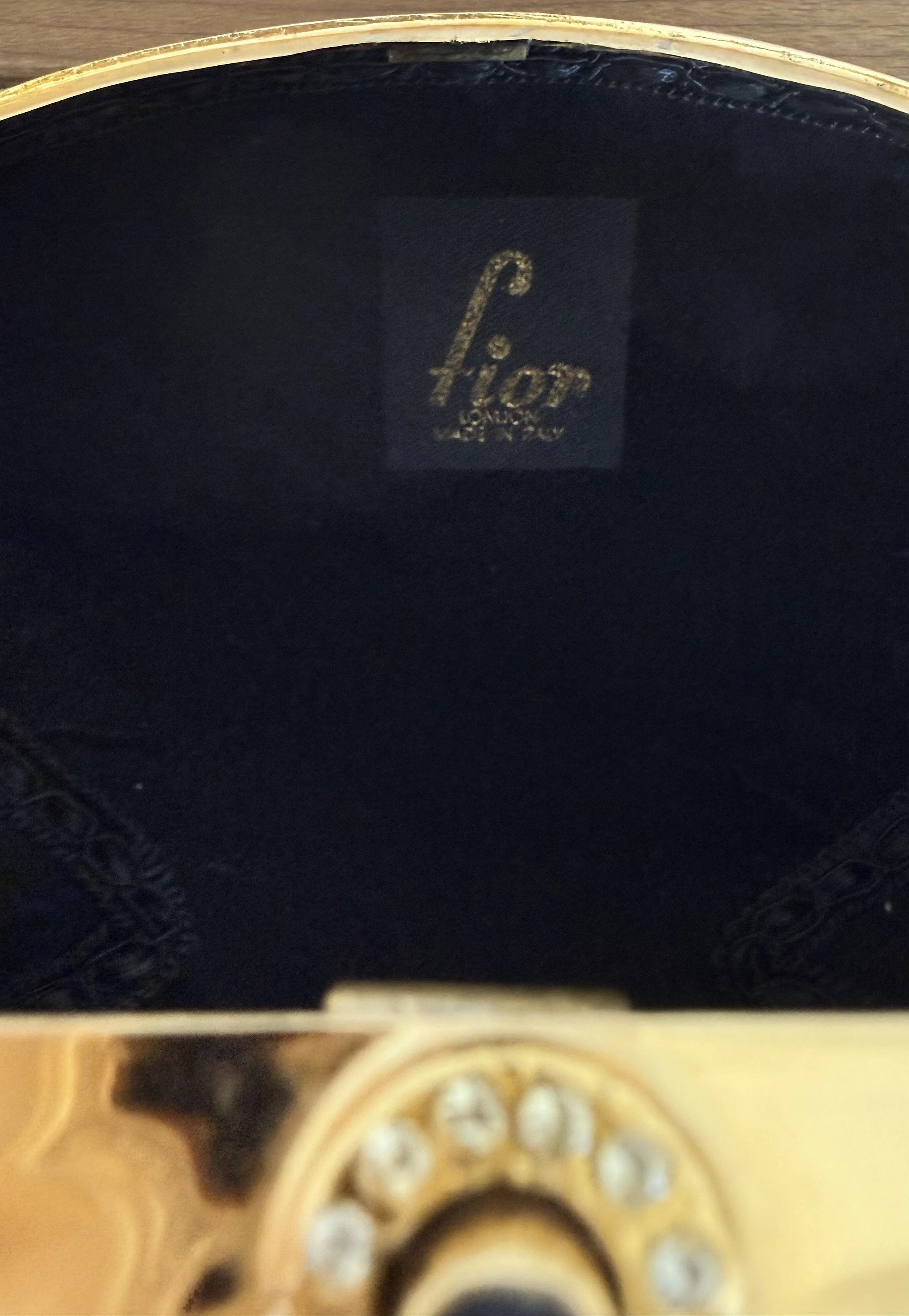 Fior London Gold Egg Minaudière 1980s Tassel Clutch 6.jpeg