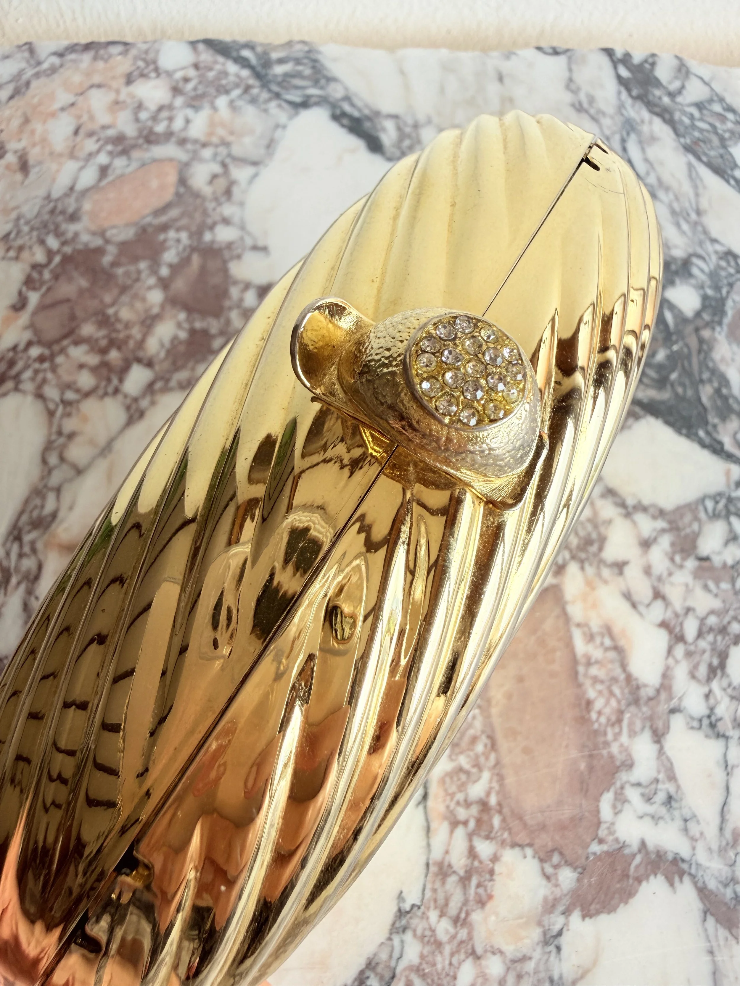 80s Gold Metal clutch with strass 4.jpeg
