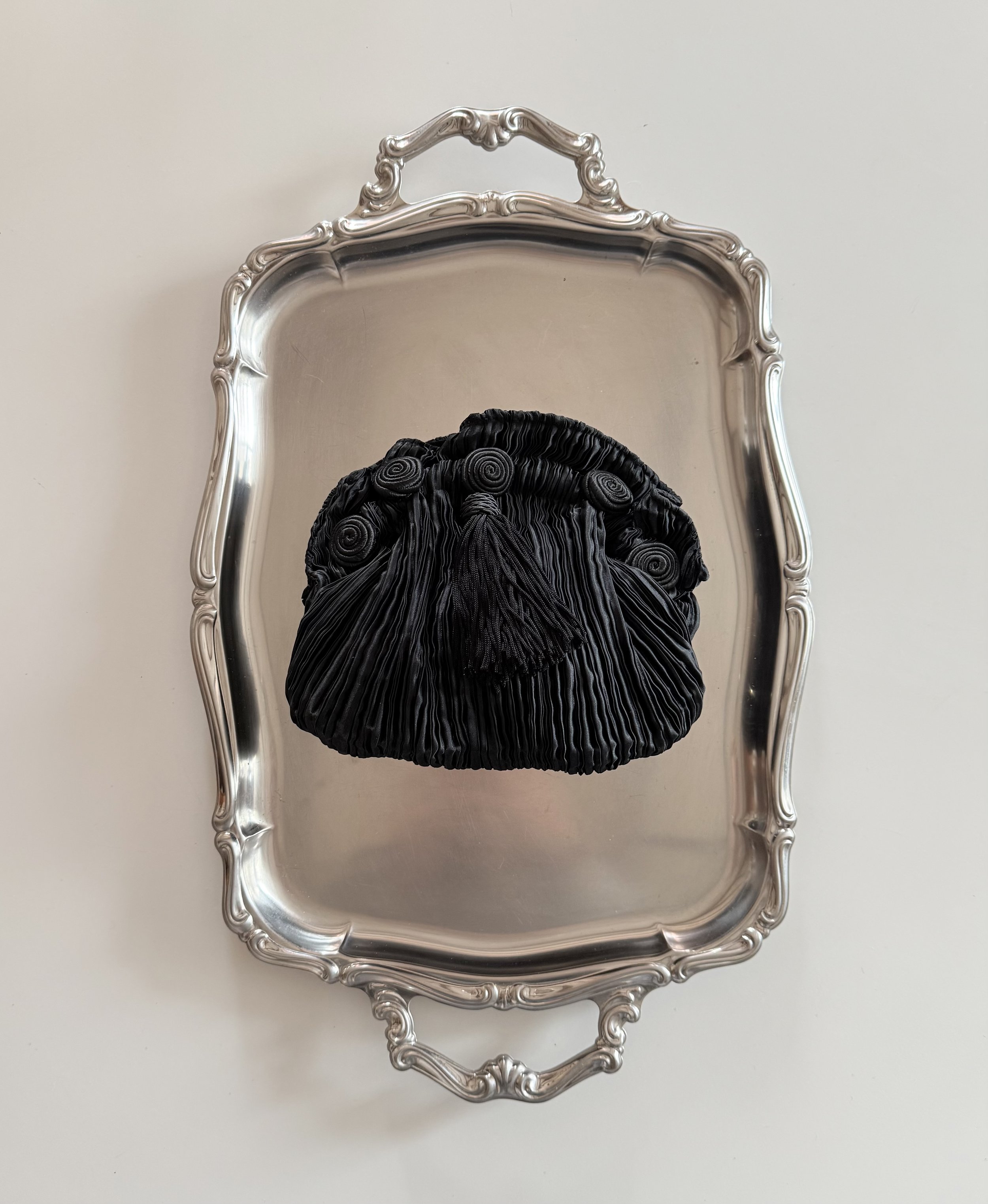 Scheilan Firenze Plissé Tassel Bag