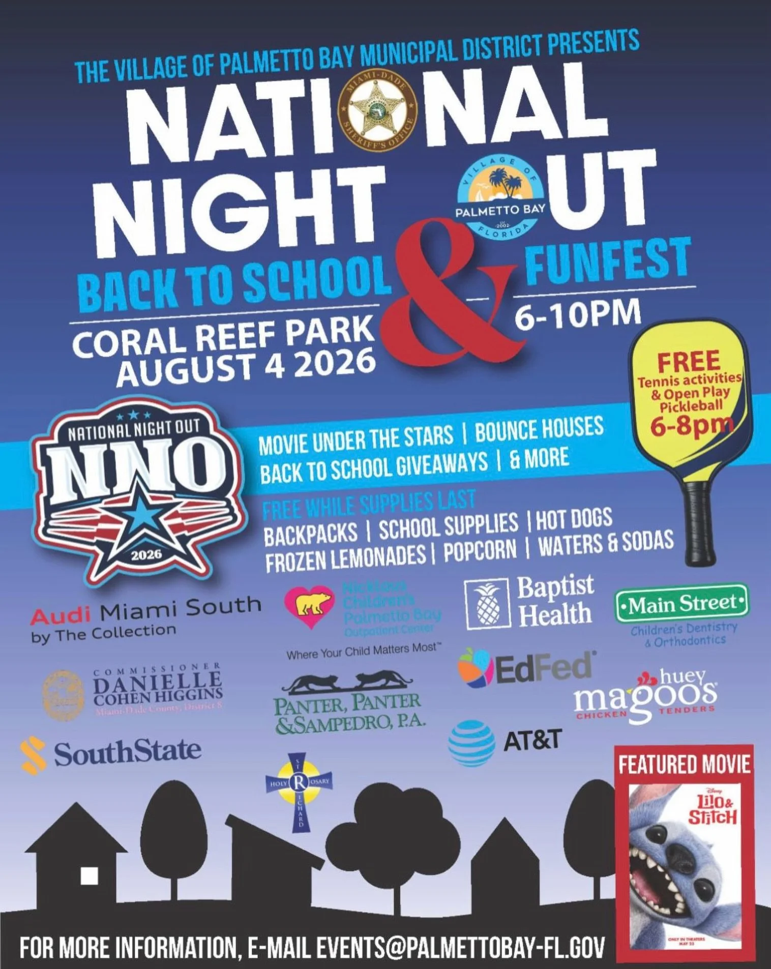 I want to meet you, Palmetto Bay.

Hope to see you all out in the park tomorrow night for movies, giveaways and back-to-school buzz.

#palmettobayfl