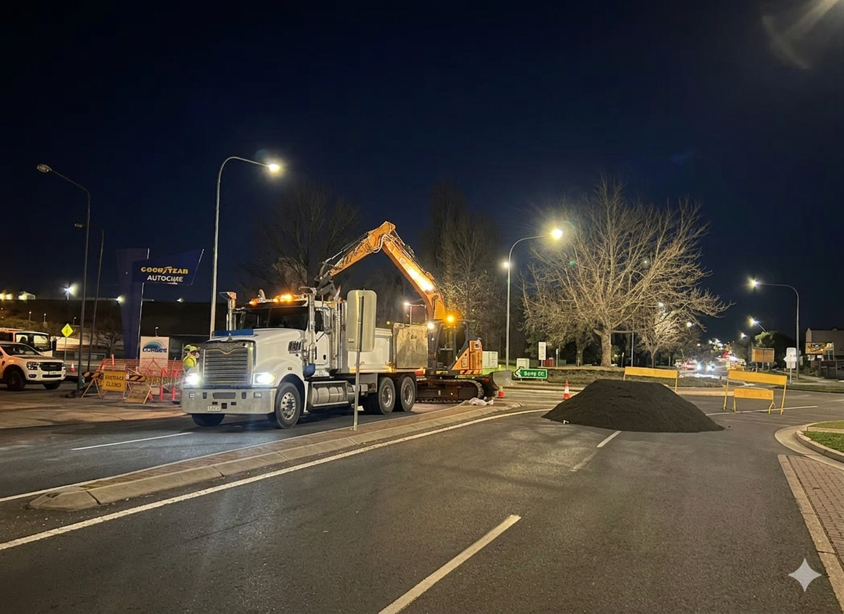 Installation of box culverts in Orange NSW