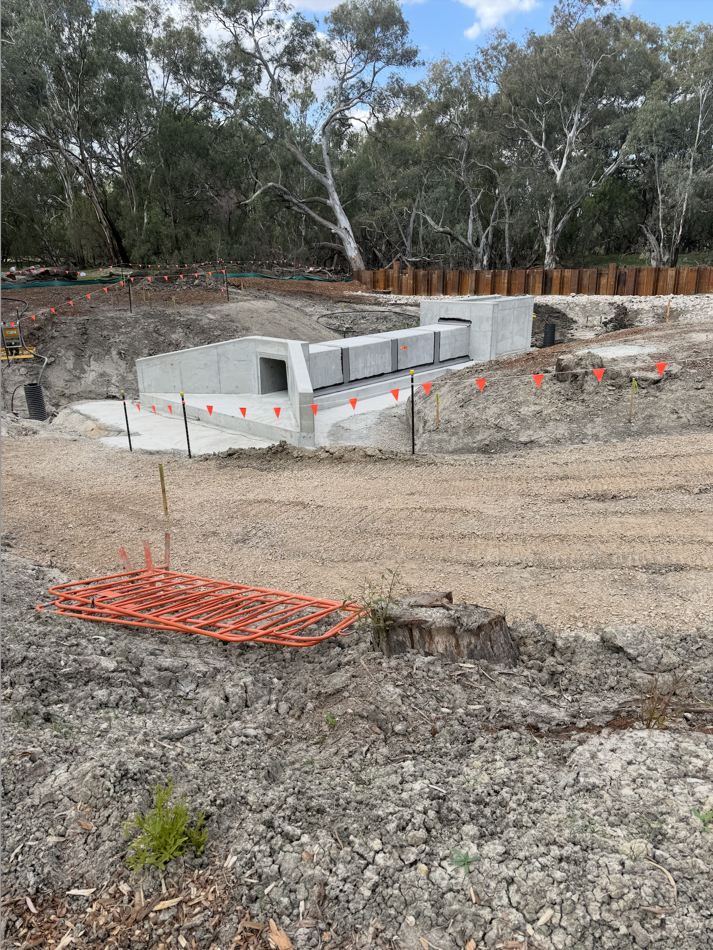 culvert project completed by Spicer Constructions