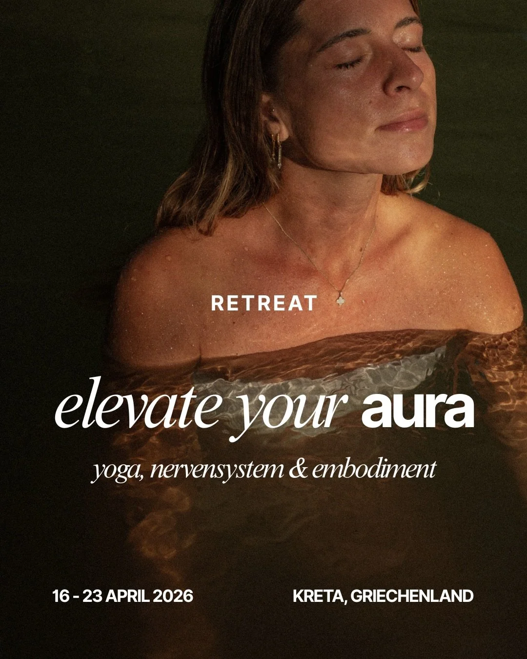 Sehnsucht nach Ruhe? endlich mal einen Gang runterschalten, die Lautst&auml;rke im Au&szlig;en leiser drehen und deinem Inneren lauschen?

elevate your aura ist mehr als eine Auszeit. hier geht es nicht um mehr Input, sondern um mehr Pr&auml;senz.

f
