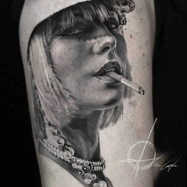 oslo-tattoo-artist-mrs-castro-tatovering-realisme-lar-kvinneansikt
