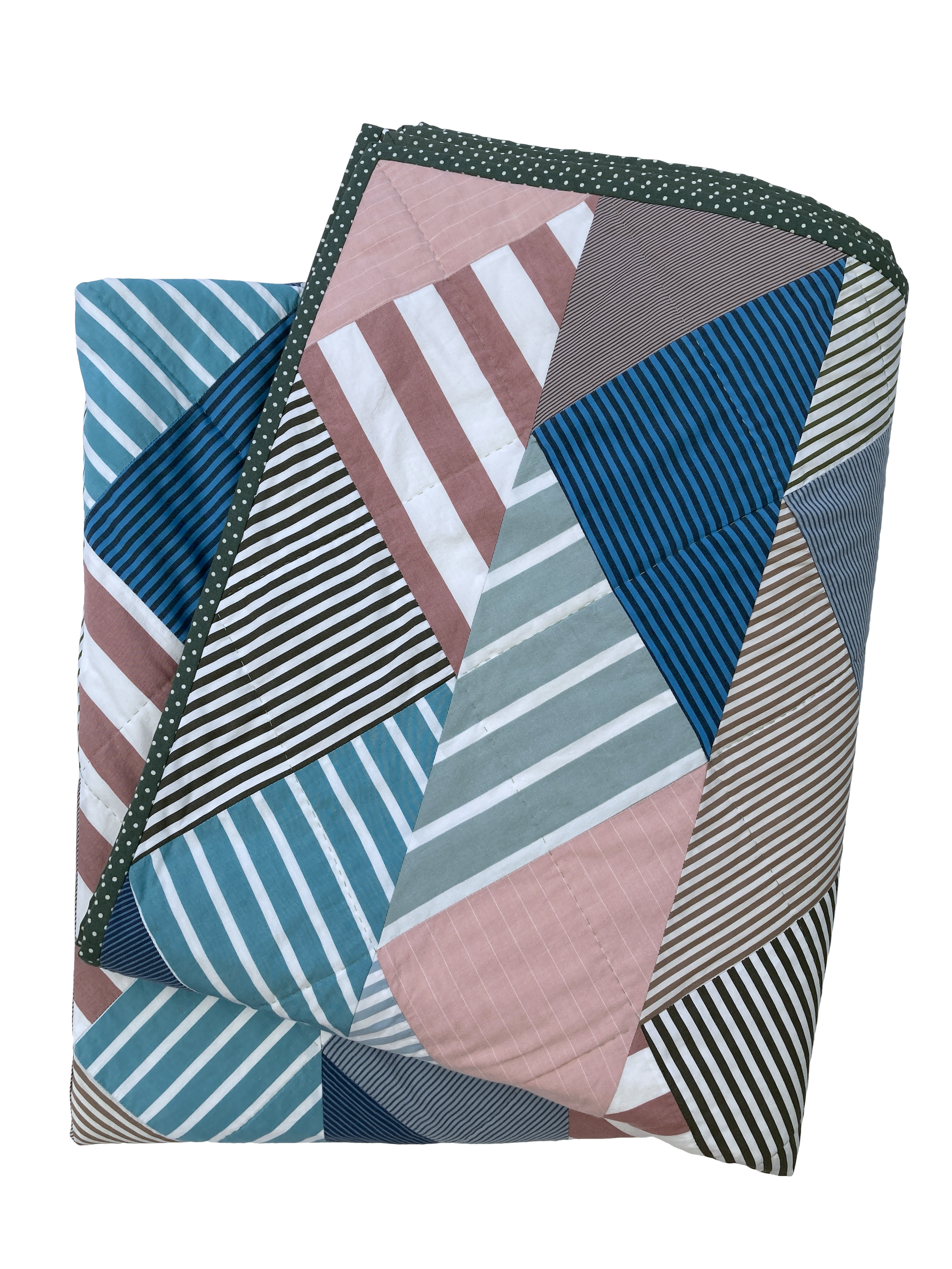 Punch, a hand stitched Blunt Objects patchwork quilt by designer maker Carolyn Thompson