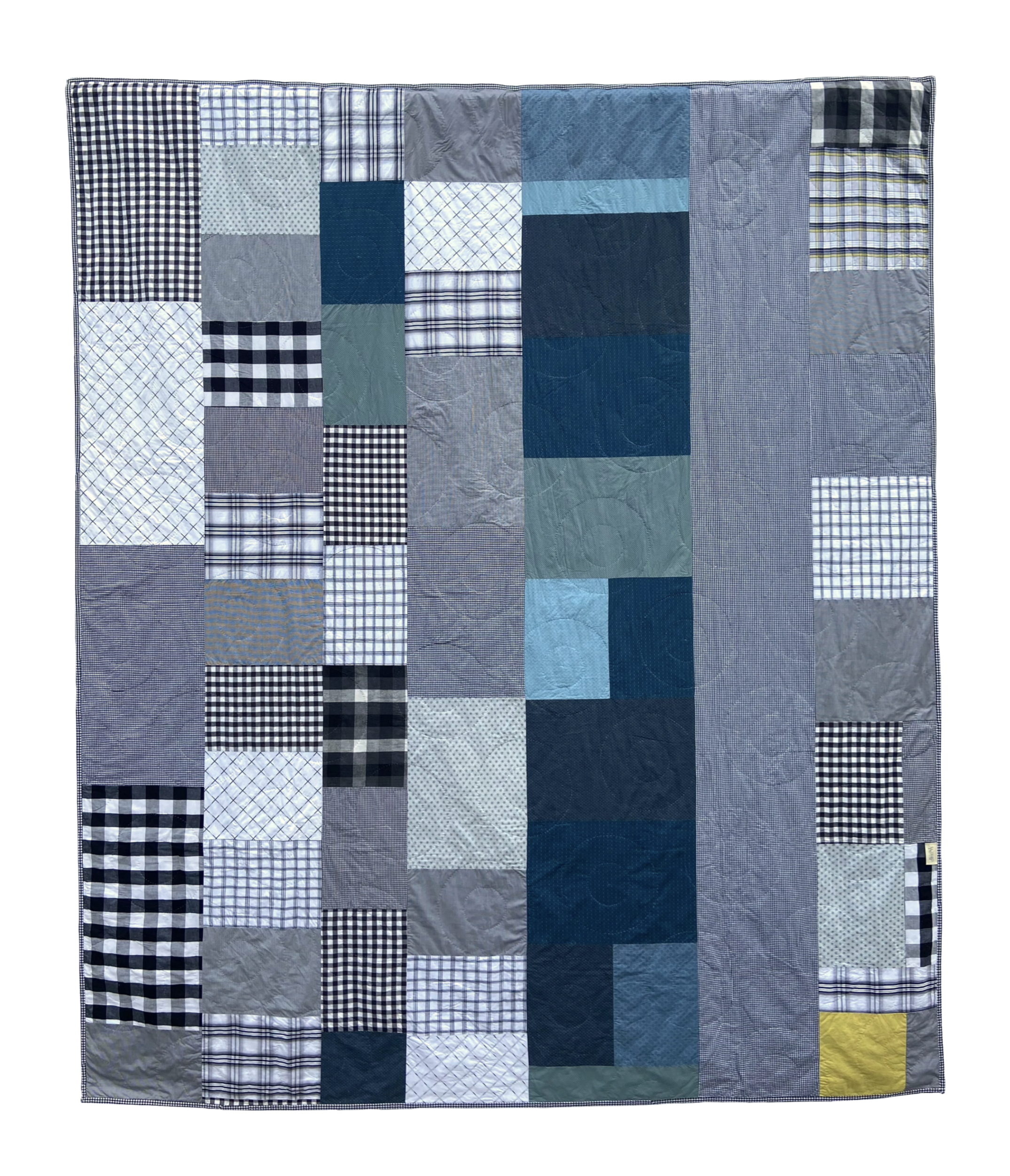 Stellar - A hand stitched Blunt Objects patchwork quilt by designer maker Carolyn Thompson