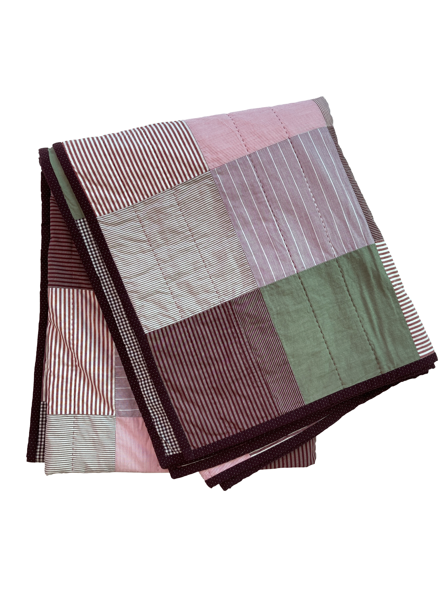 Sequoia, a hand stitched Blunt Objects patchwork quilt by designer maker Carolyn Thompson