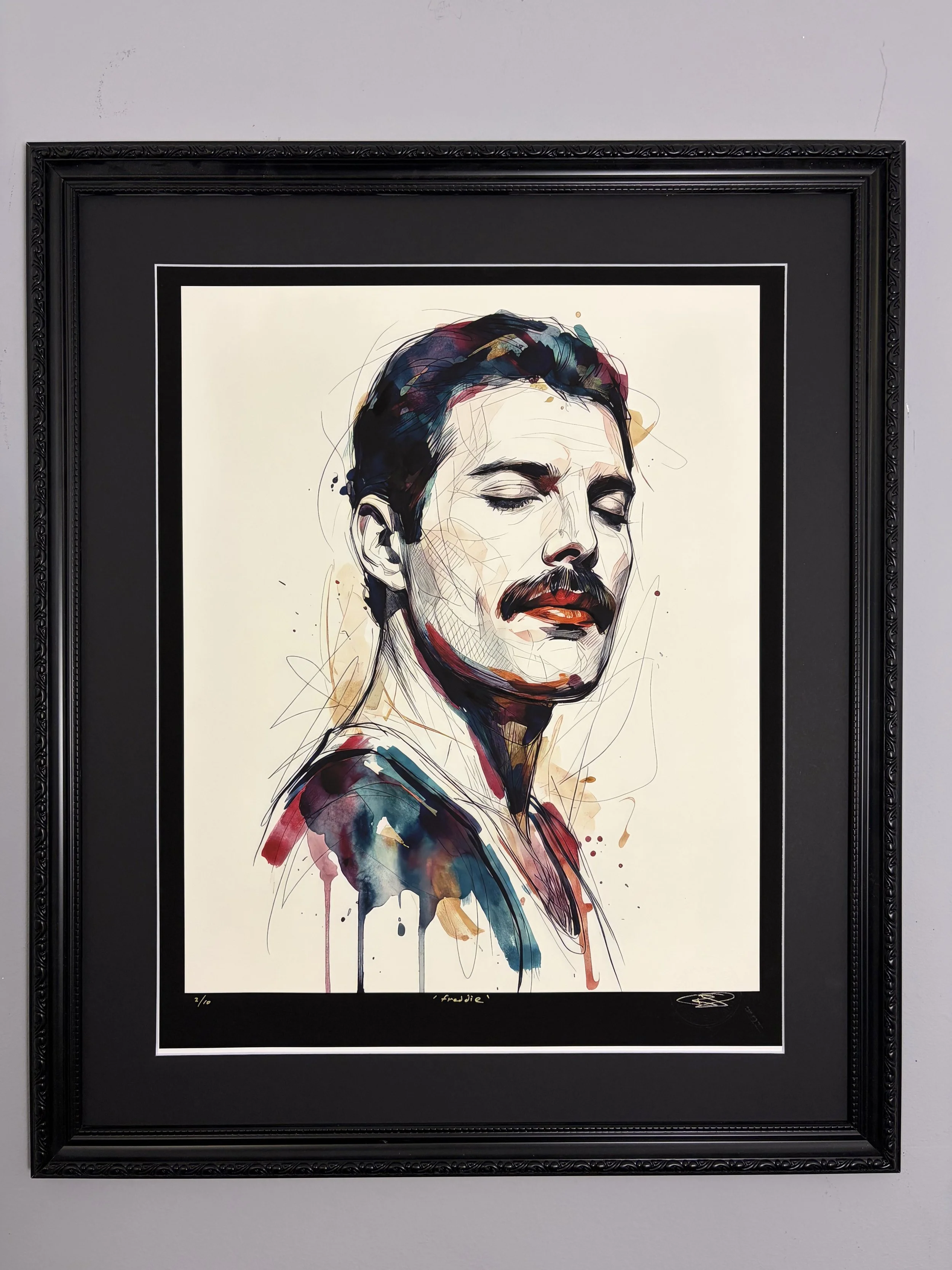 Freddie Mercury Fine Art Giclée Print