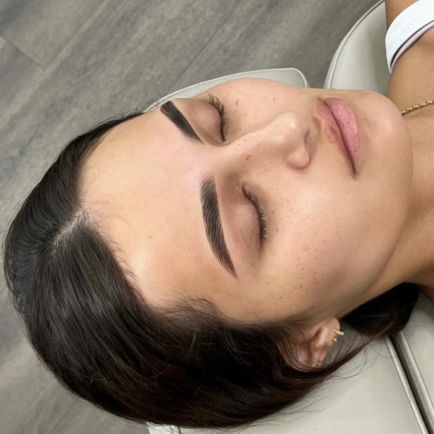 First time trimming a brow lami and I&rsquo;m kinda obsessed 😌🔥
