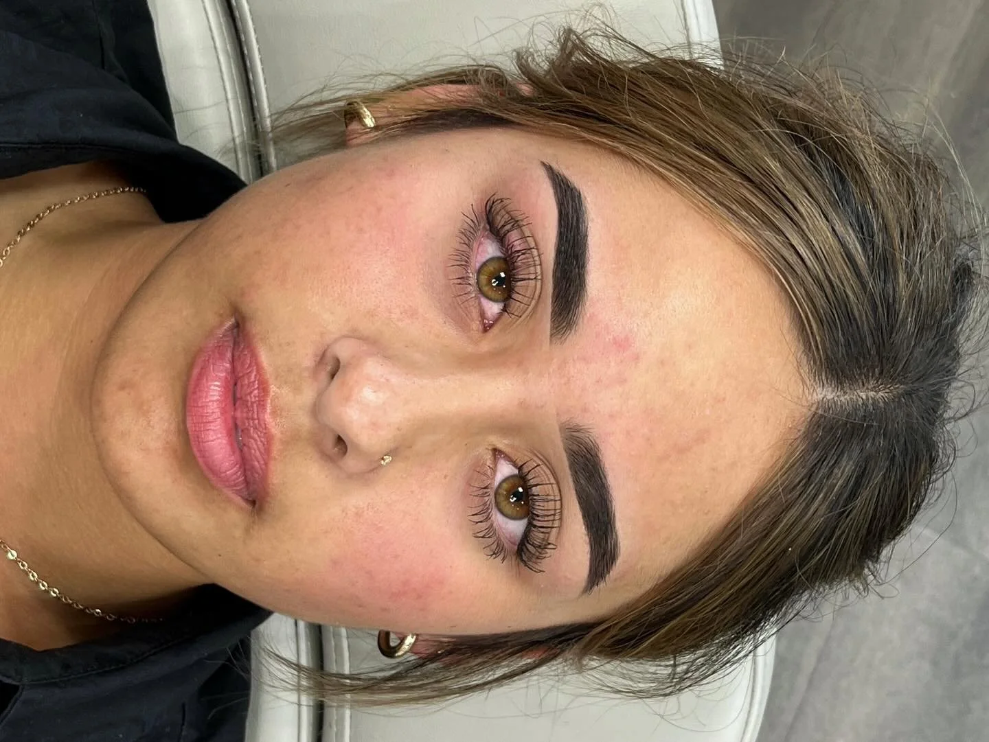 The craziest before and after you&rsquo;ll see today 🤯

Treatment: Brow Sculpt &amp; Dye using @bronsun_australia 

This was her first time ever getting anything done to her brows that wasn&rsquo;t threading. And it&rsquo;s safe to say we were both 