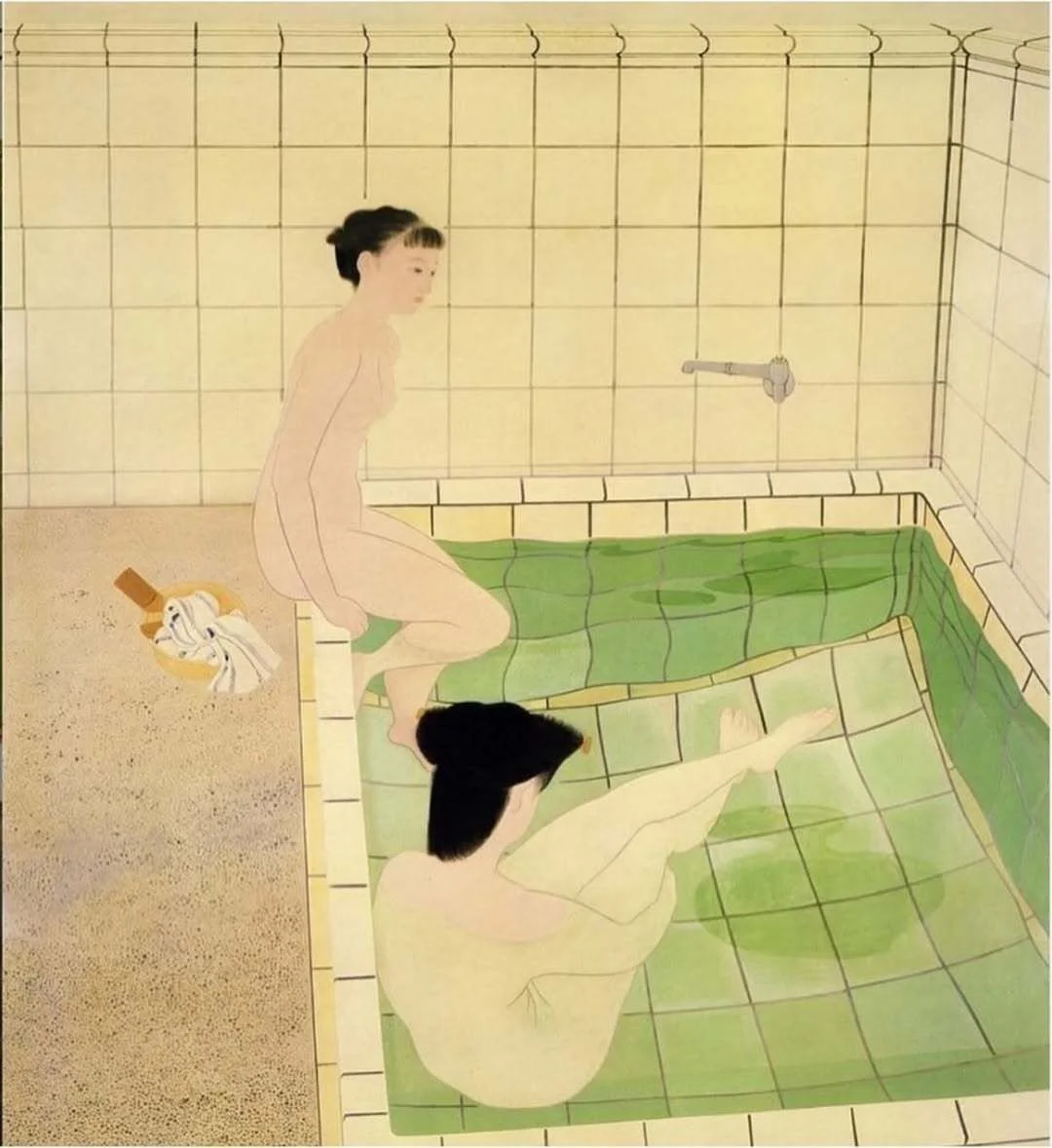 Yuki Ogura, Bathing women, 1938	
#apicturebokviewoftheworld #swaybackbooks #women #painting #art #arte #contemporary #illustration #Japan  #secretworlds
