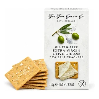 Fine Cheese Co. Gluten-Free Olive Oil & Sea Salt Crackers 110g