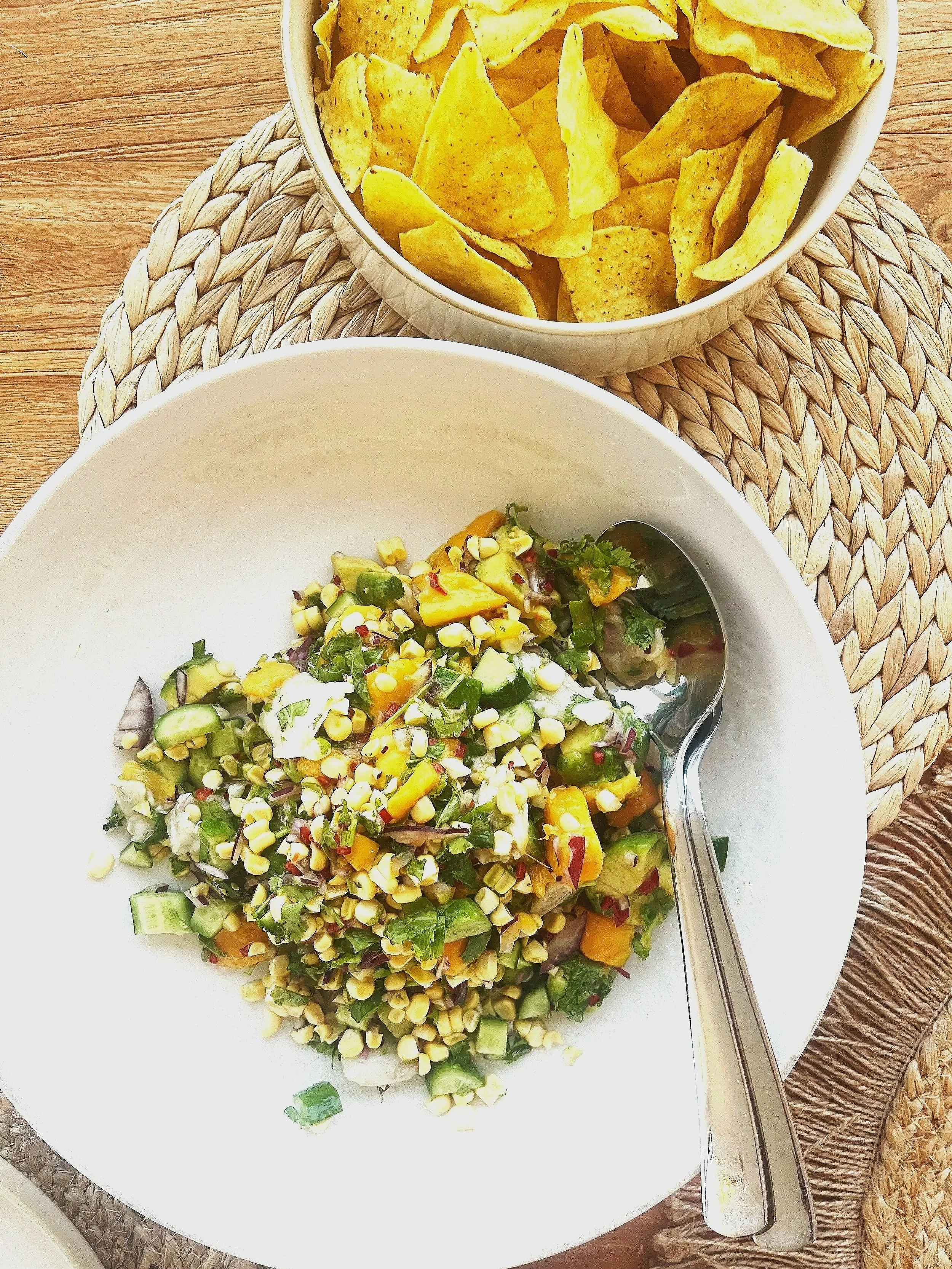 Summer Fish Ceviche with Sweet Corn, Lime and Cilantro